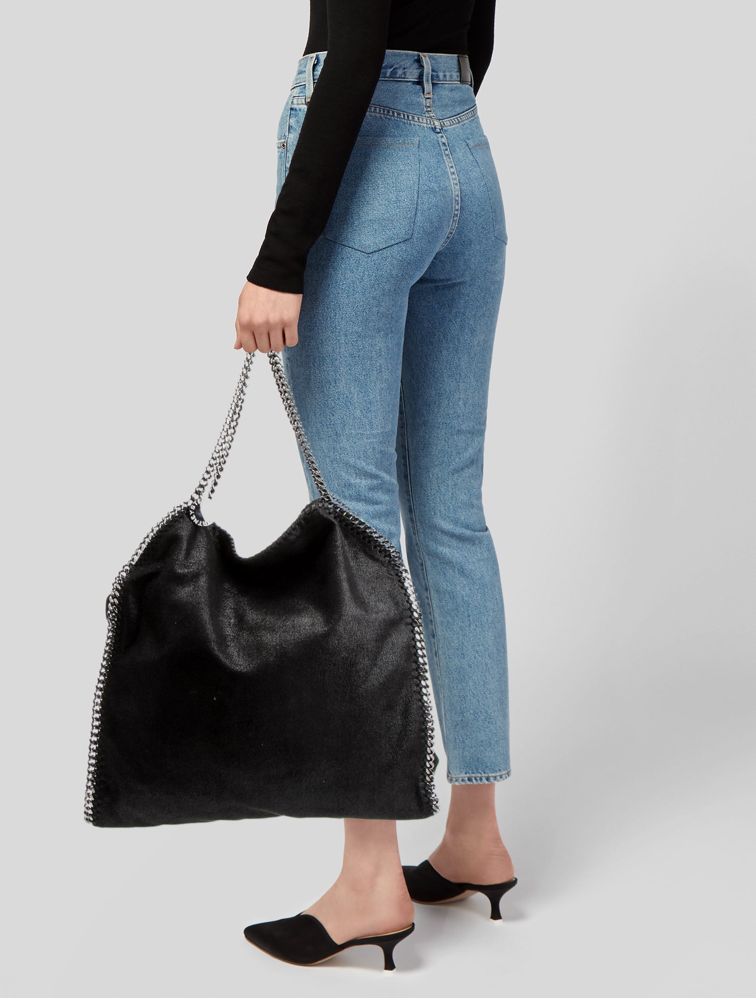 Stella McCartney Vegetarian Suede Shoulder Bag