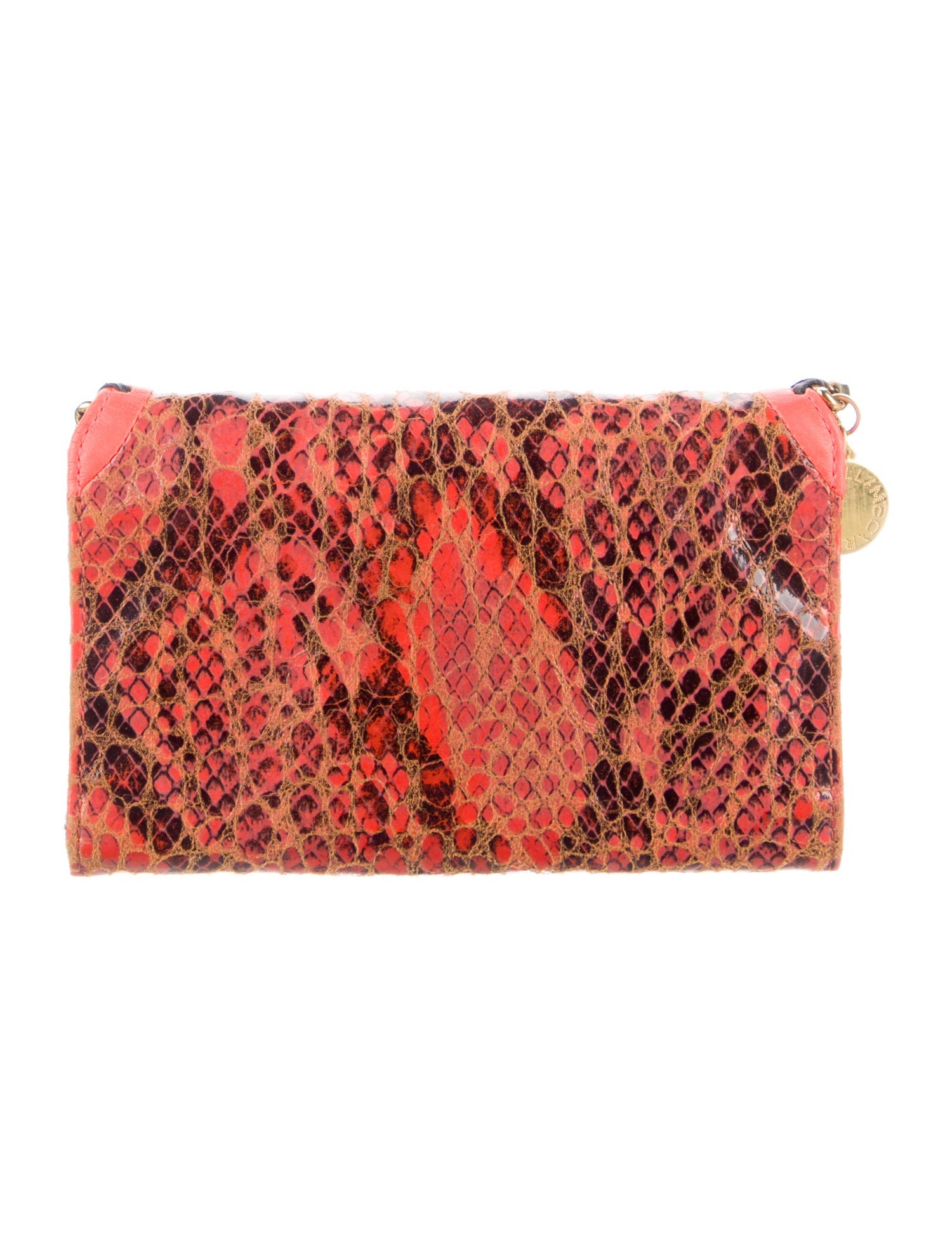 Stella McCartney Vegetarian Leather Animal Print Wallet
