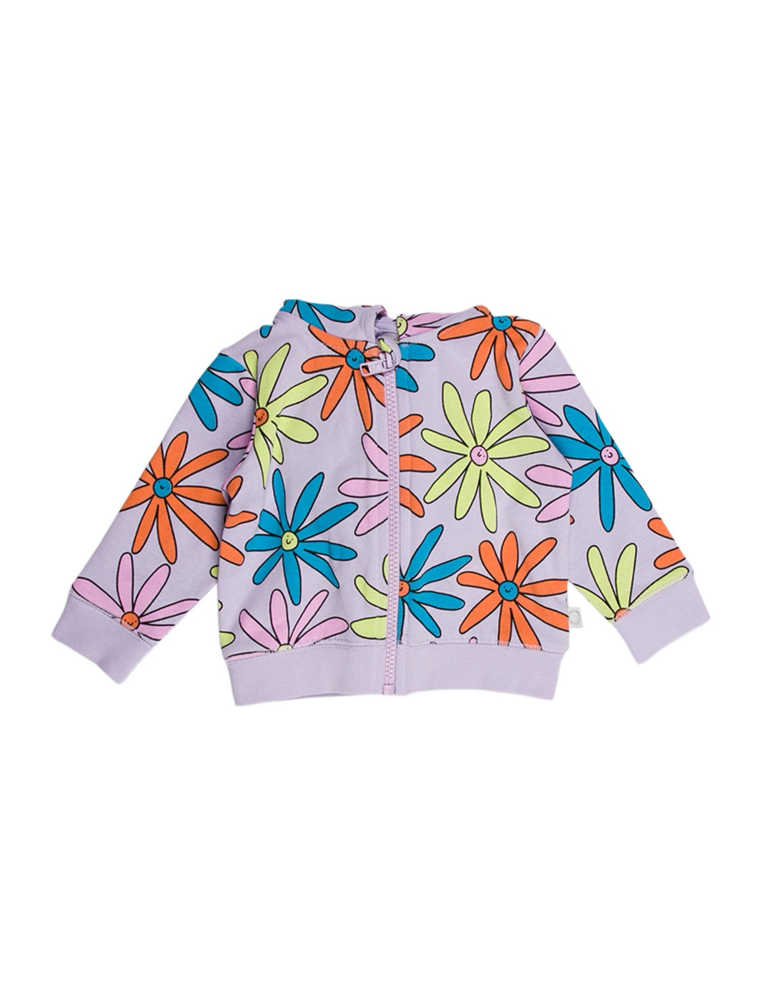 Stella McCartney Girls' Floral Print Zip Sweatshirt