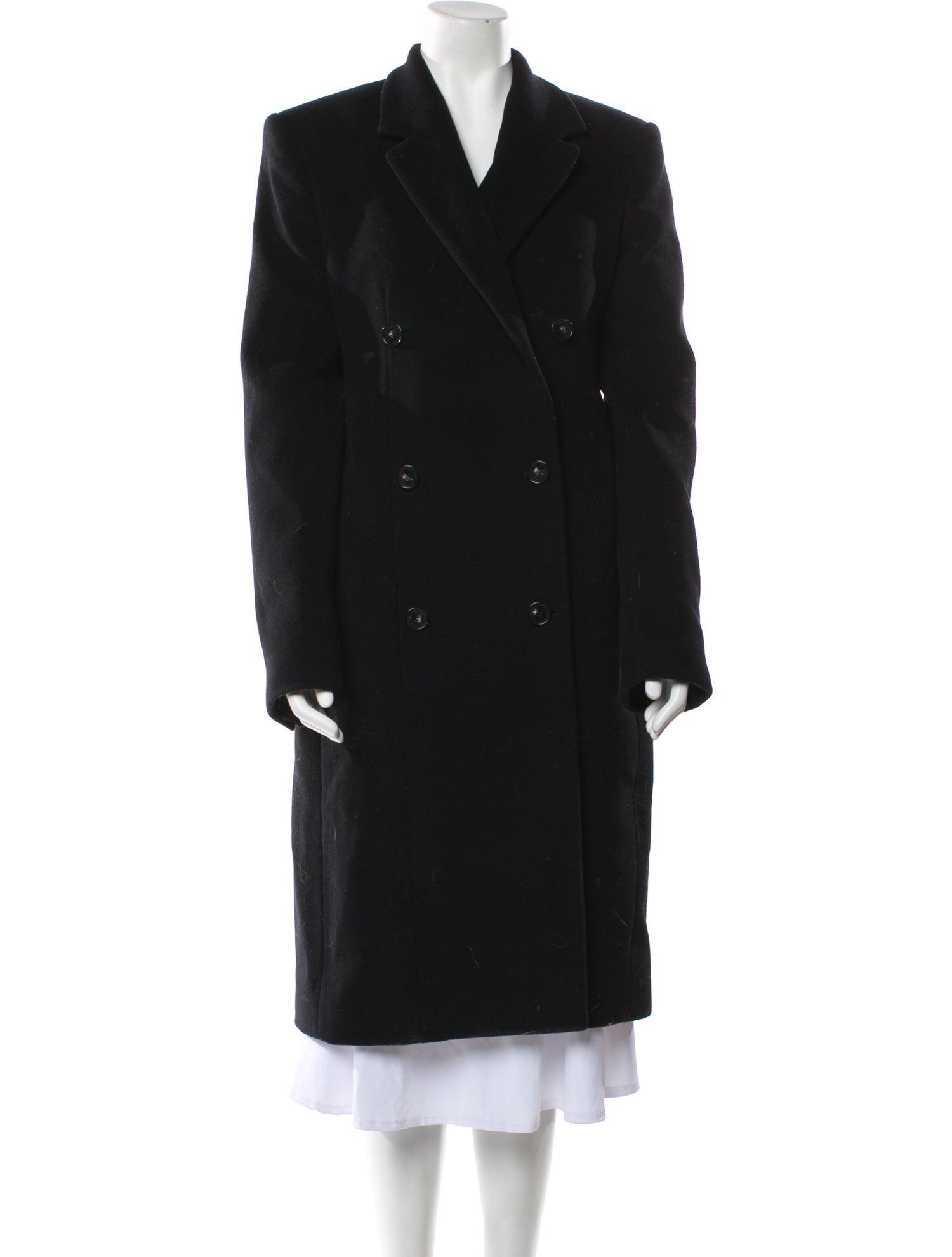 Stella McCartney Wool Faux Fur Coat