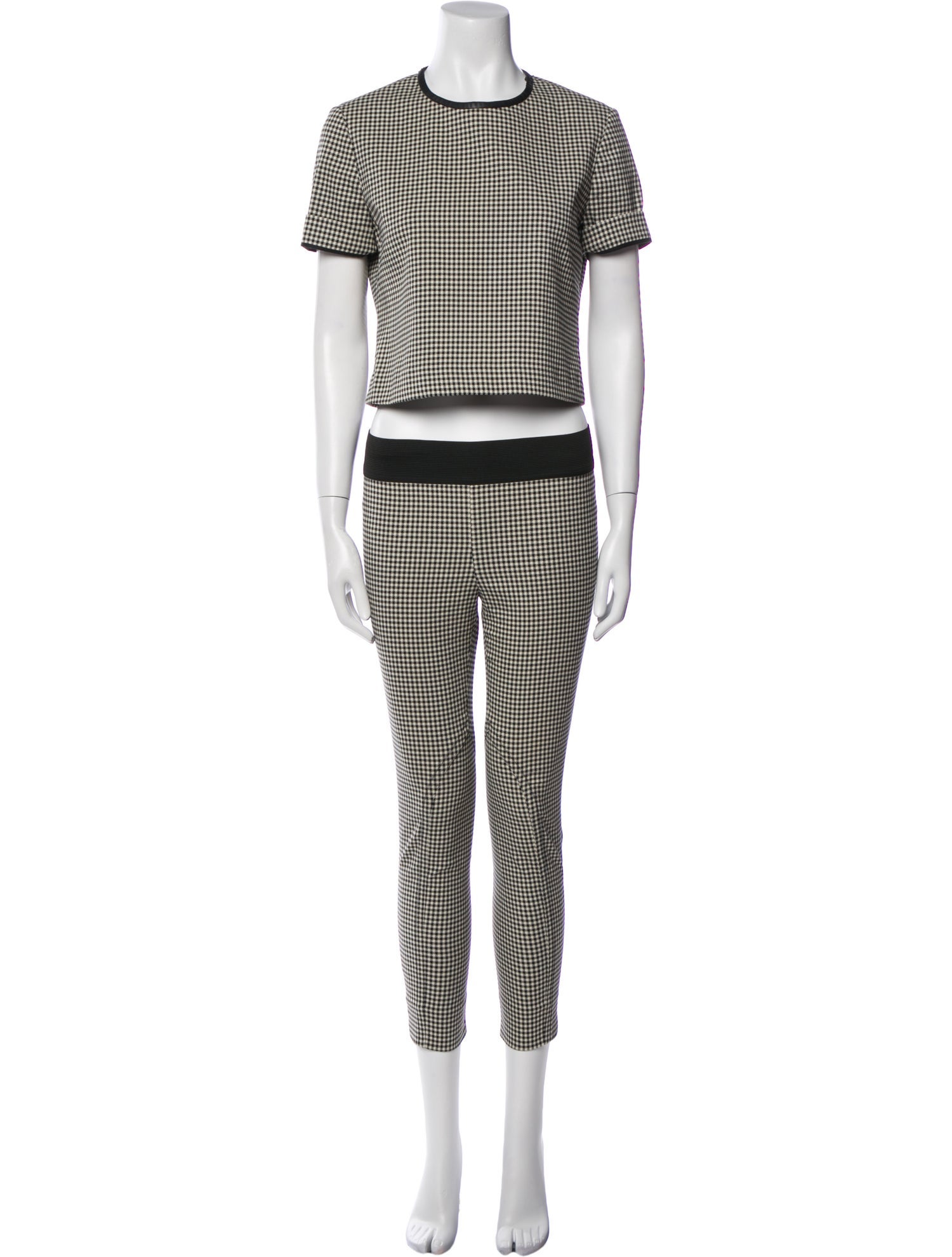 Stella McCartney Plaid Print Pant Set