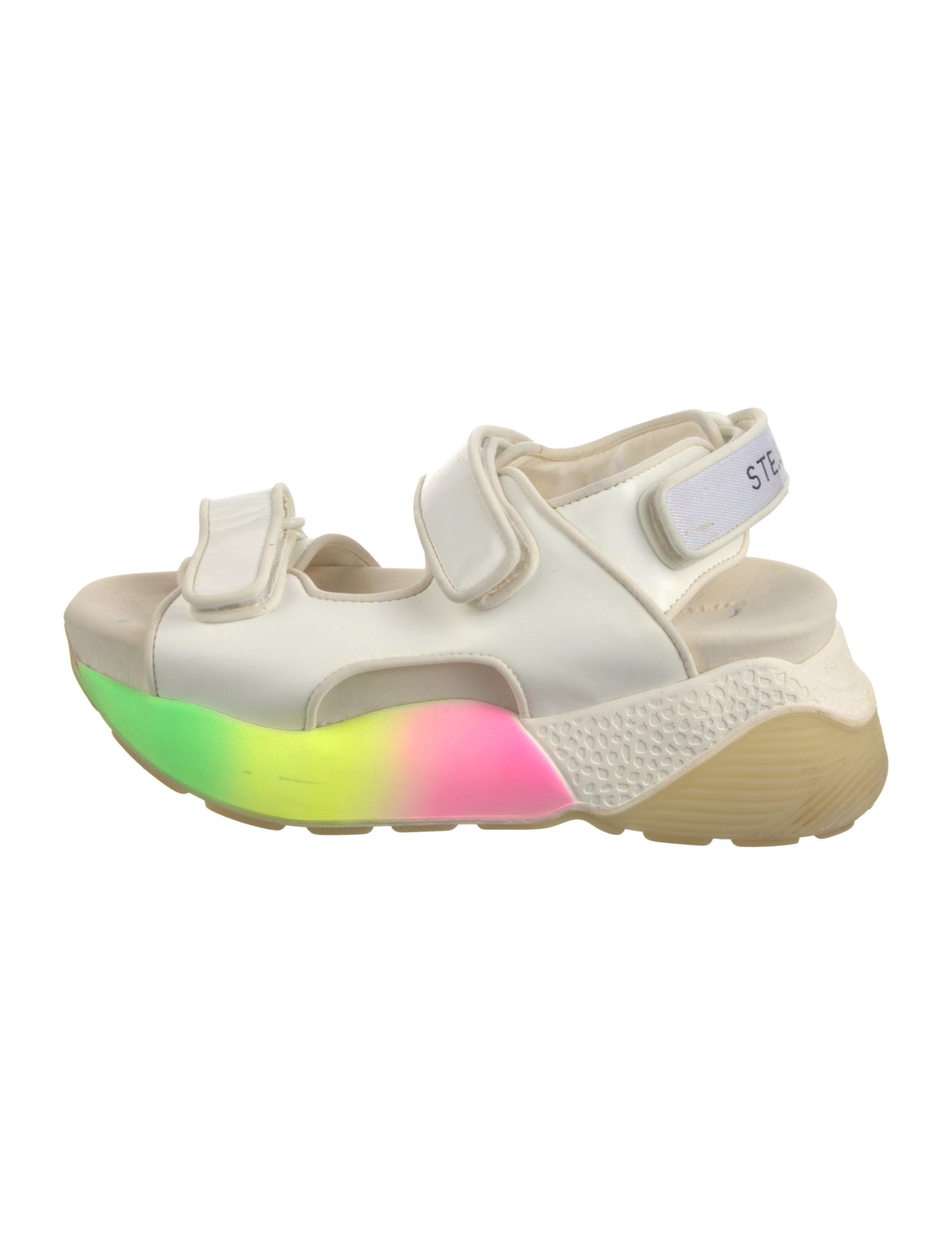 Stella McCartney Vegetarian Leather Slingback Sandals