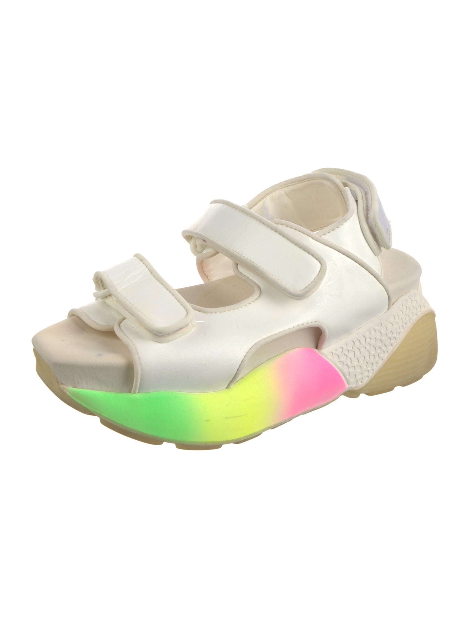 Stella McCartney Vegetarian Leather Slingback Sandals