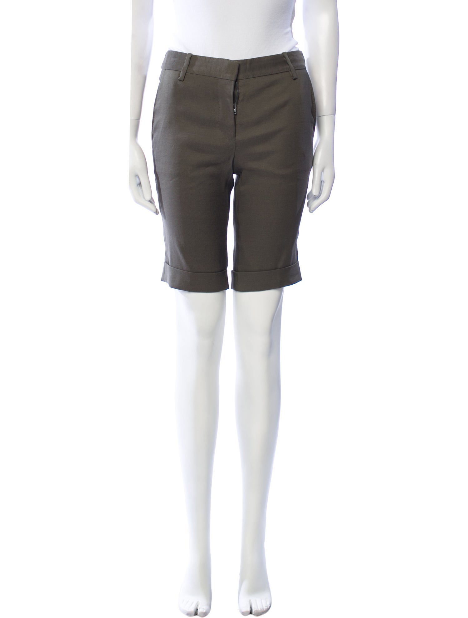 Stella McCartney Silk Knee-Length Shorts