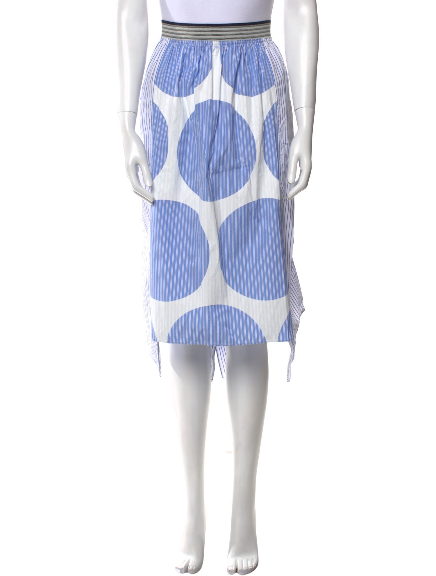 Stella McCartney Polka Dot Print Midi Length Skirt