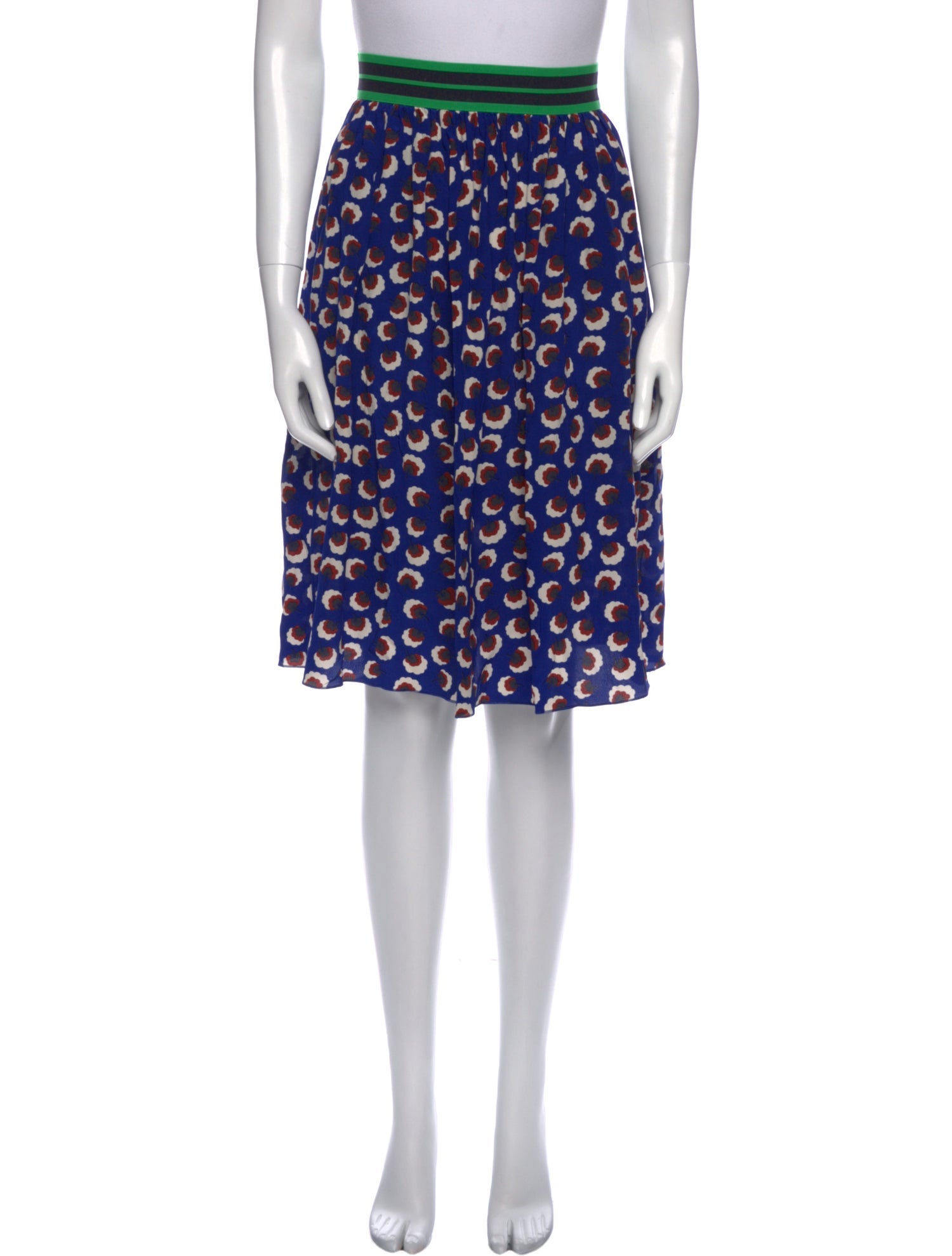 Stella McCartney Silk Knee-Length Skirt