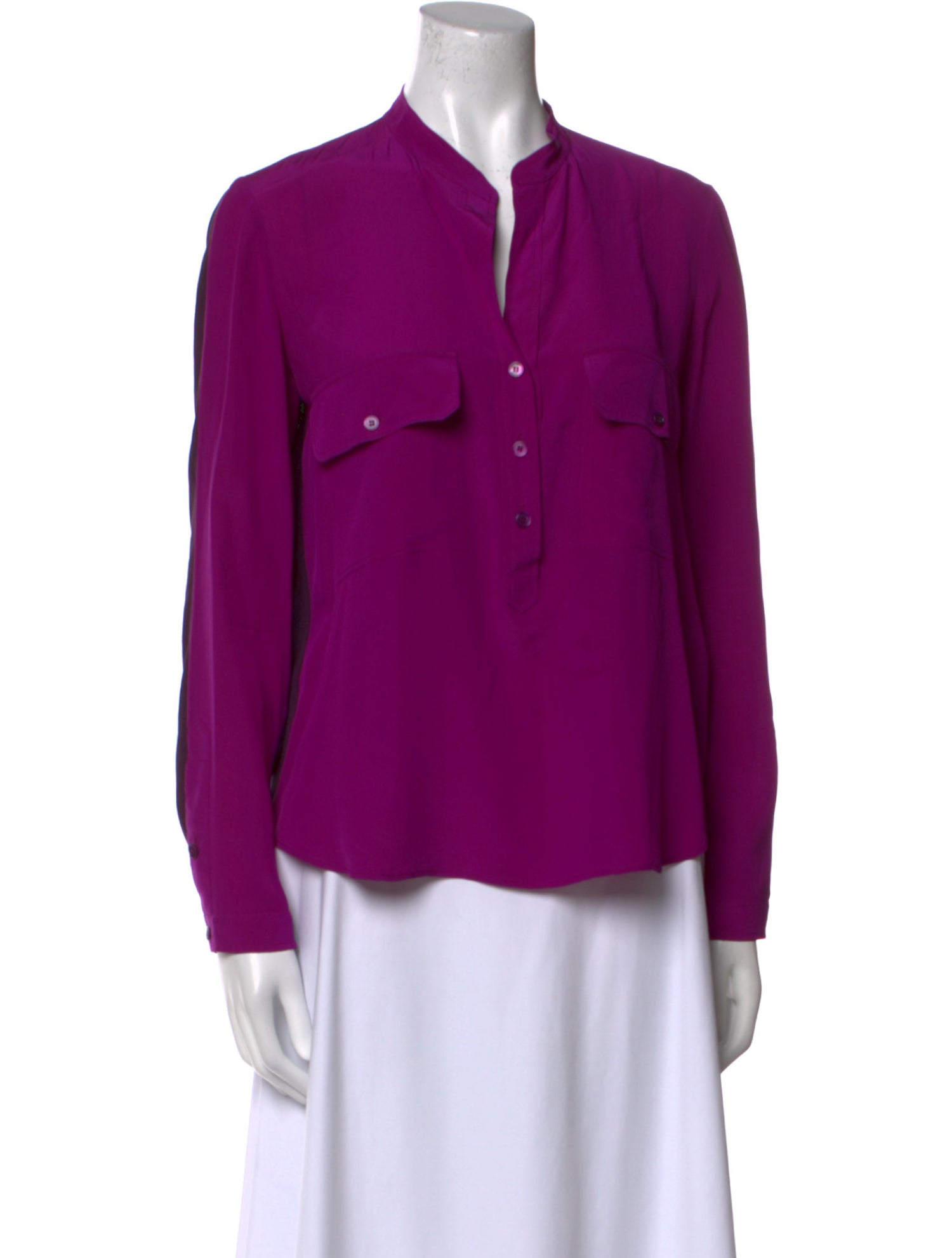 Stella McCartney Silk V-Neck Blouse