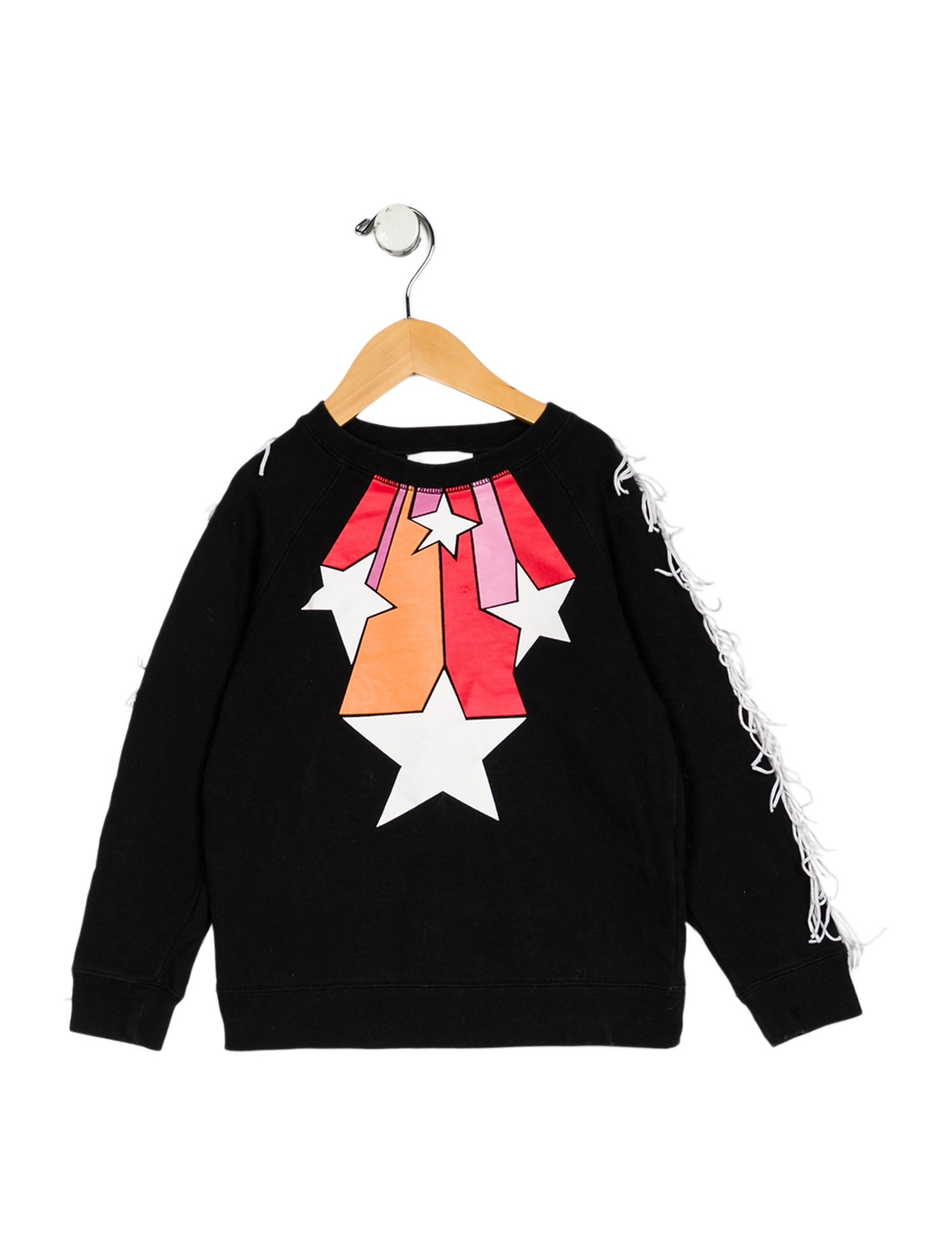 Stella McCartney Girls' Graphic Long Sleeve Crewneck Sweatshirt