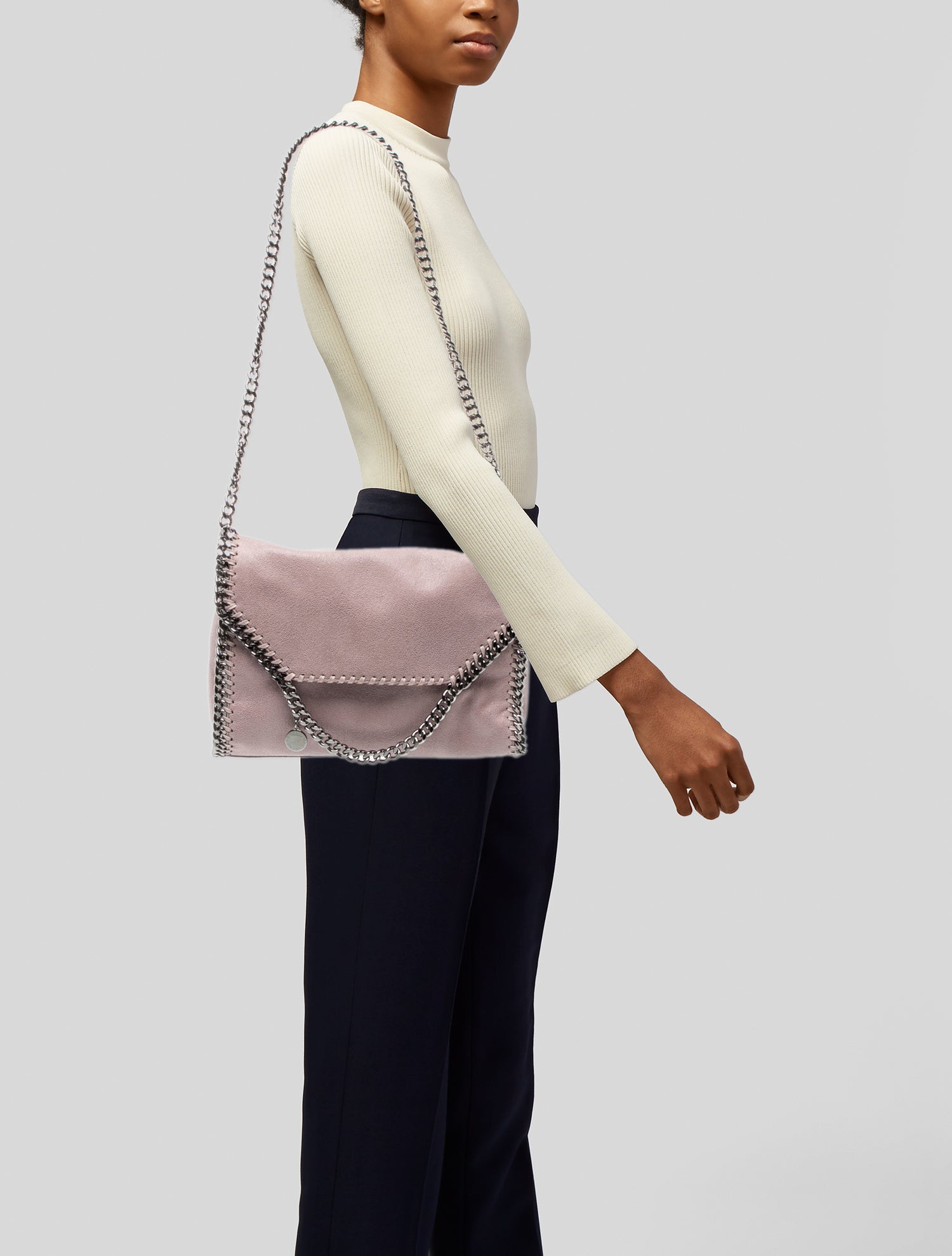 Stella McCartney Vegan Suede Shoulder Bag
