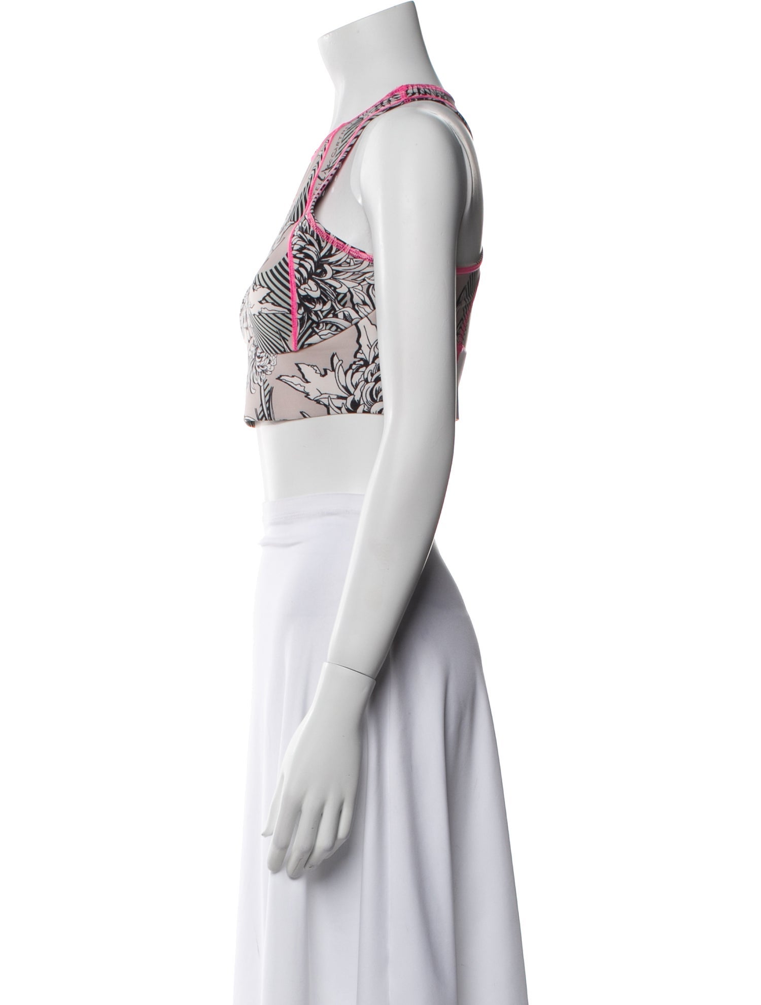 Stella McCartney Printed Halterneck Crop Top