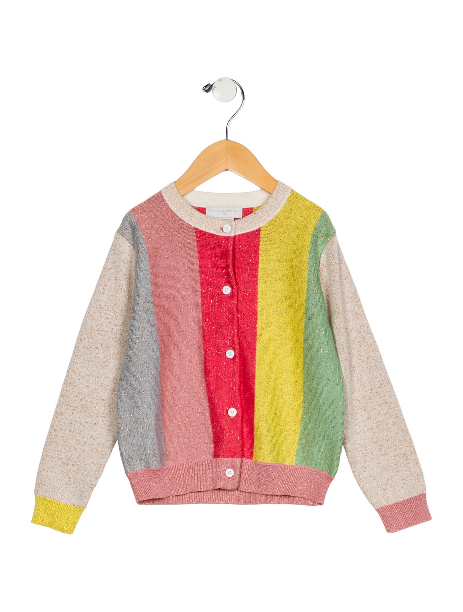 Stella McCartney Girls' Patterned Knit Cardigan