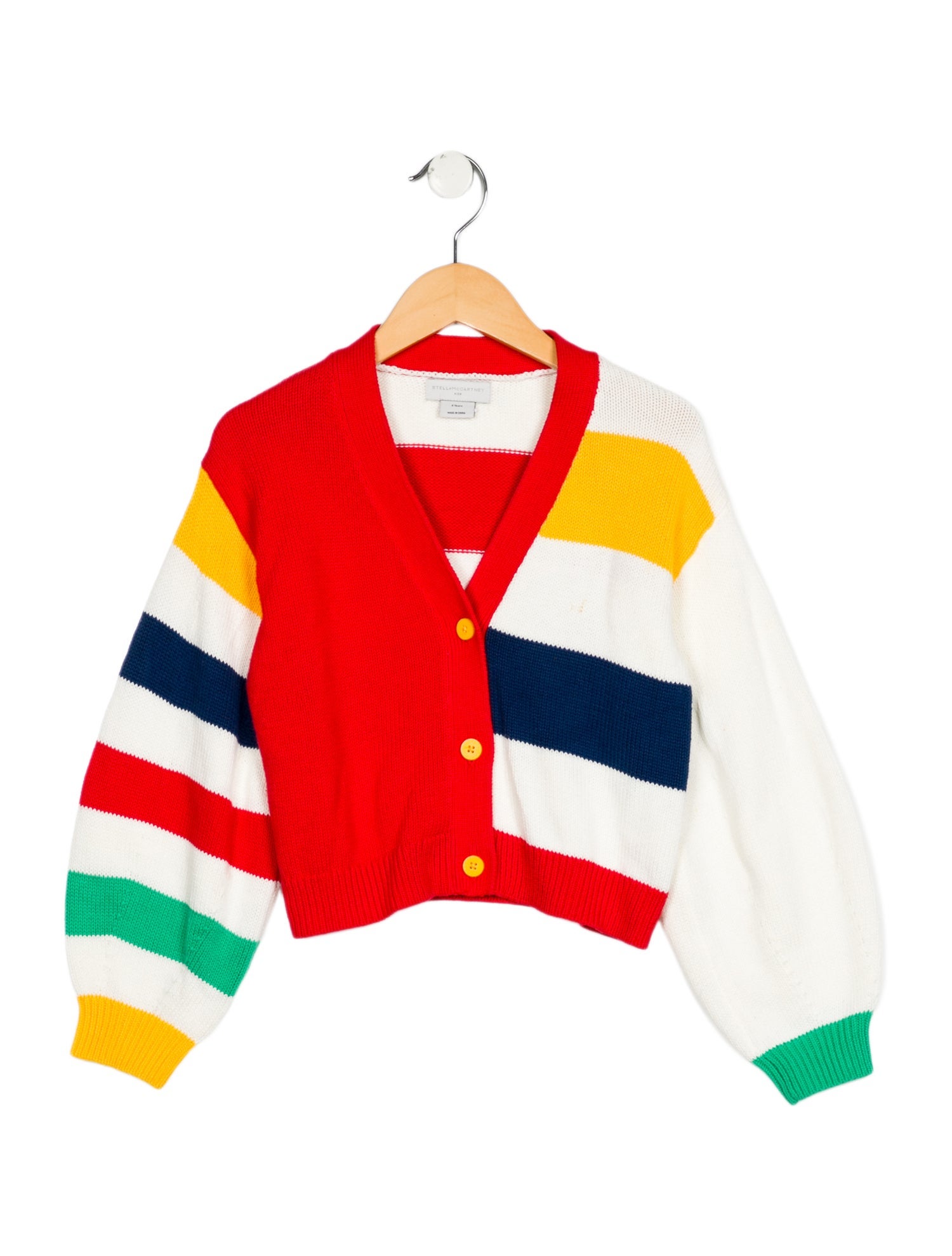 Stella McCartney Girls' Patterned Knit Cardigan