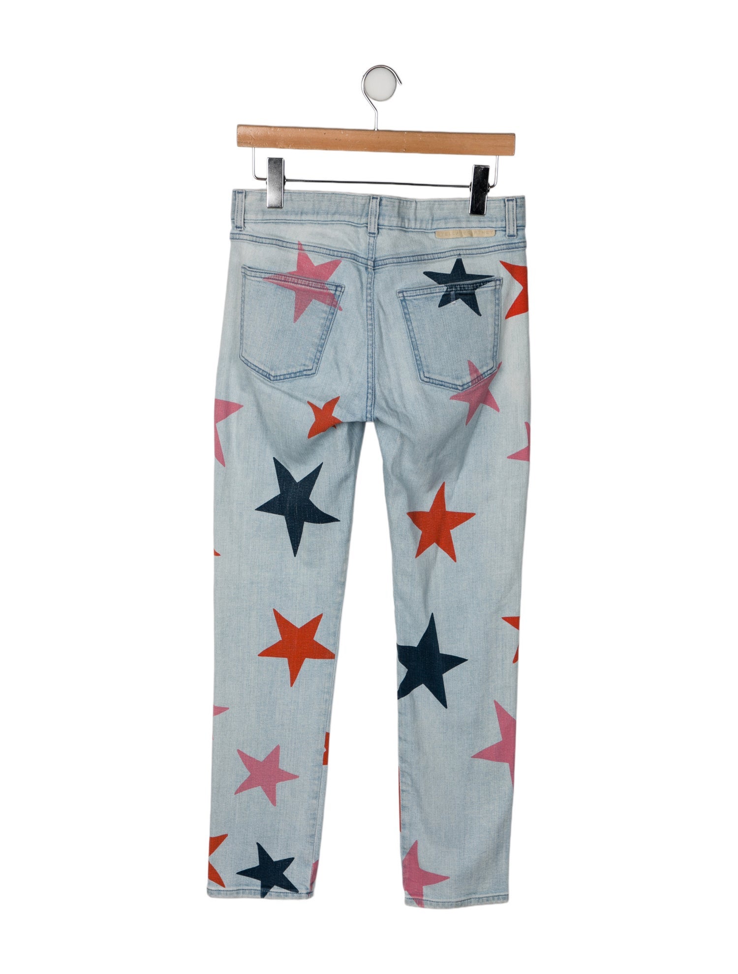 Stella McCartney Mid-Rise Straight Leg Jeans