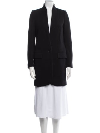 Stella McCartney Wool Faux Fur Coat