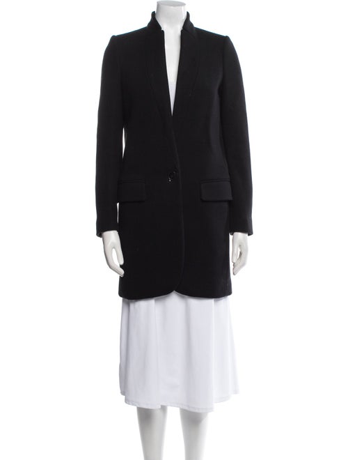 Stella McCartney Wool Faux Fur Coat