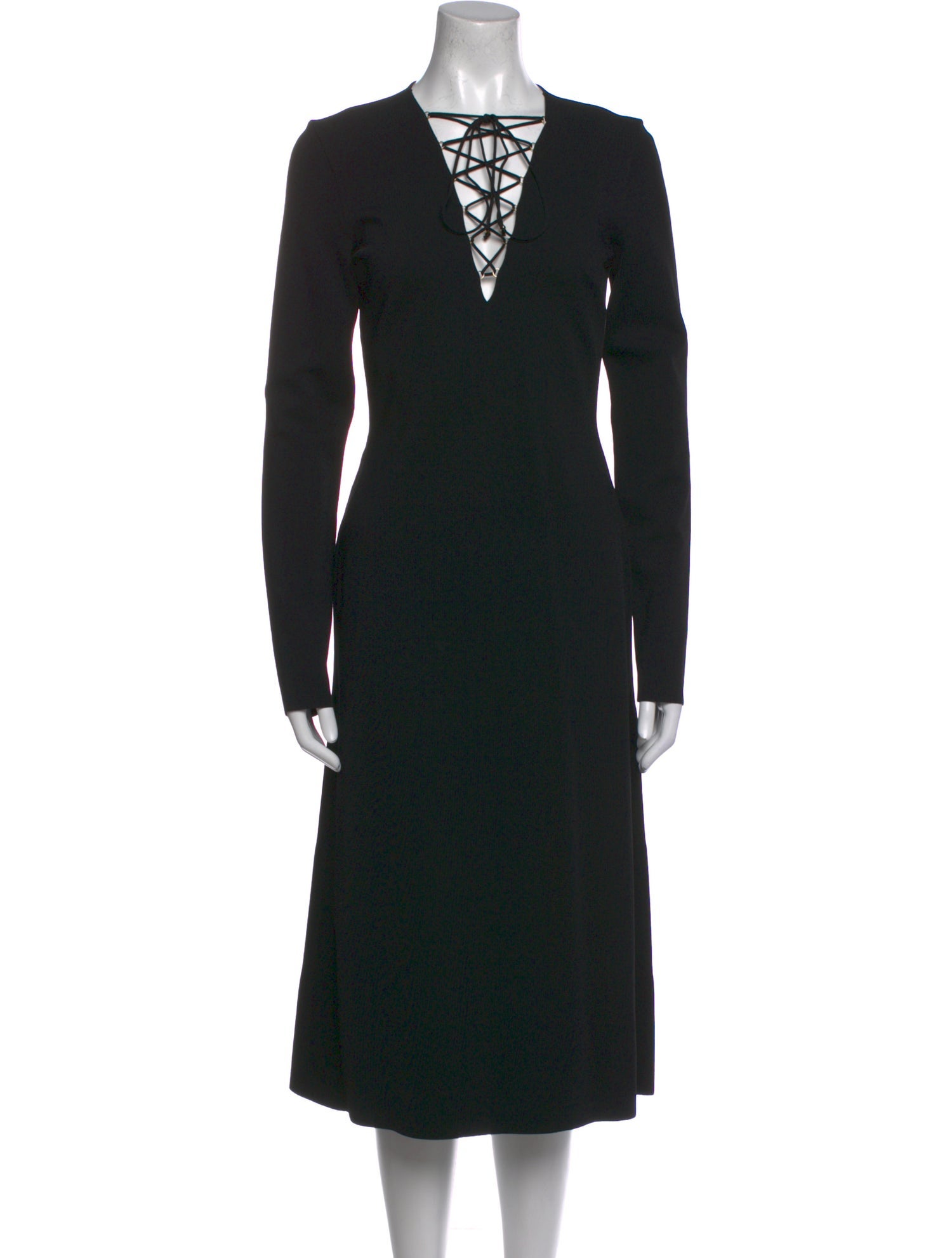 Stella McCartney Tie Neck Midi Length Dress