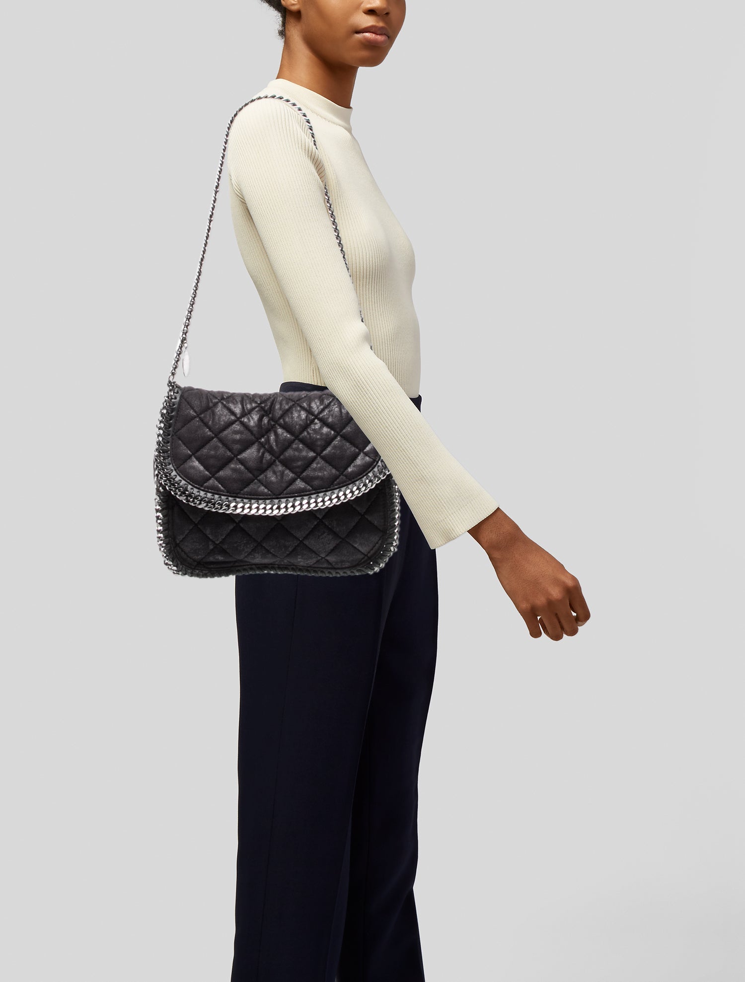Stella McCartney Vegetarian Leather Shoulder Bag
