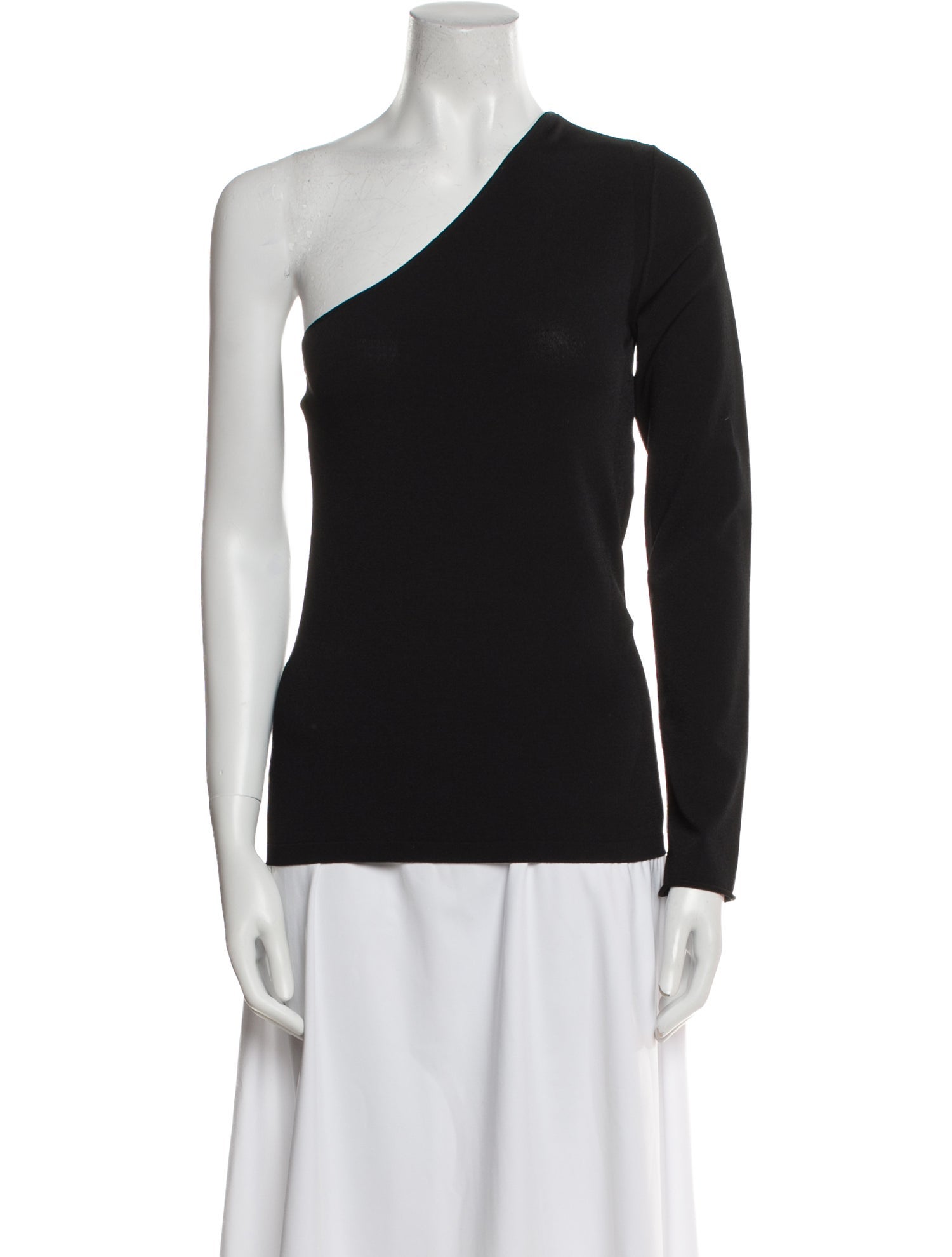 Stella McCartney One-Shoulder Long Sleeve Top