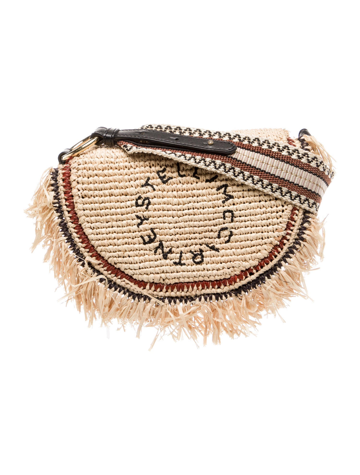 Stella McCartney Straw Shoulder Bag