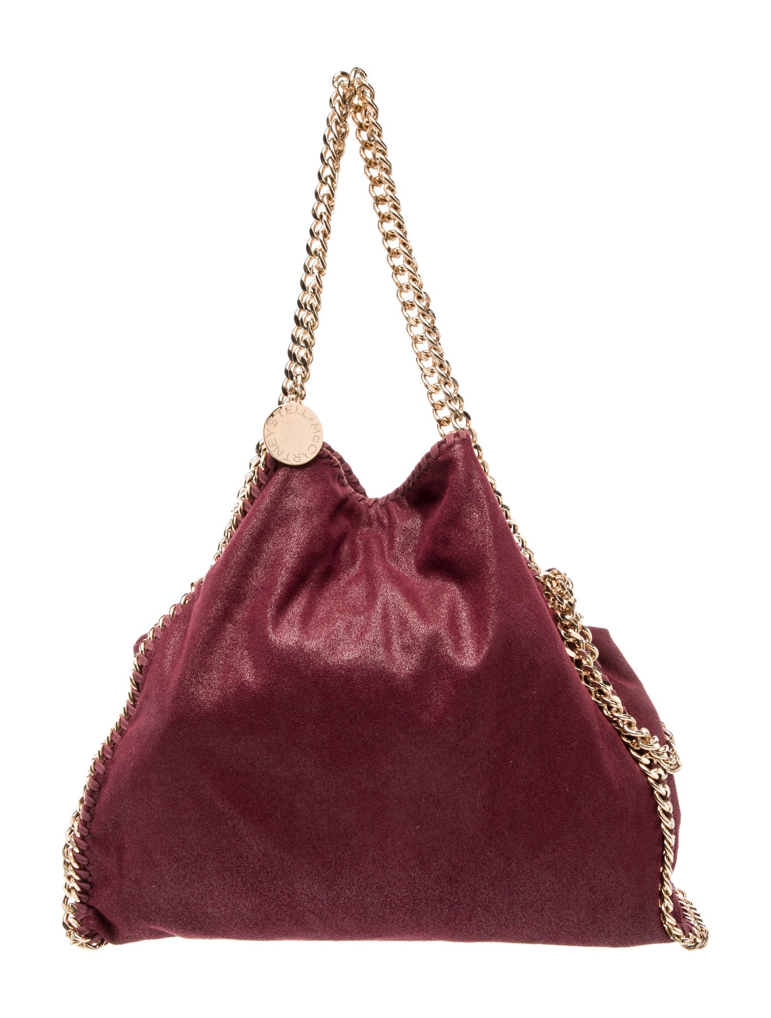 Stella McCartney Vegetarian Suede Top Handle Bag