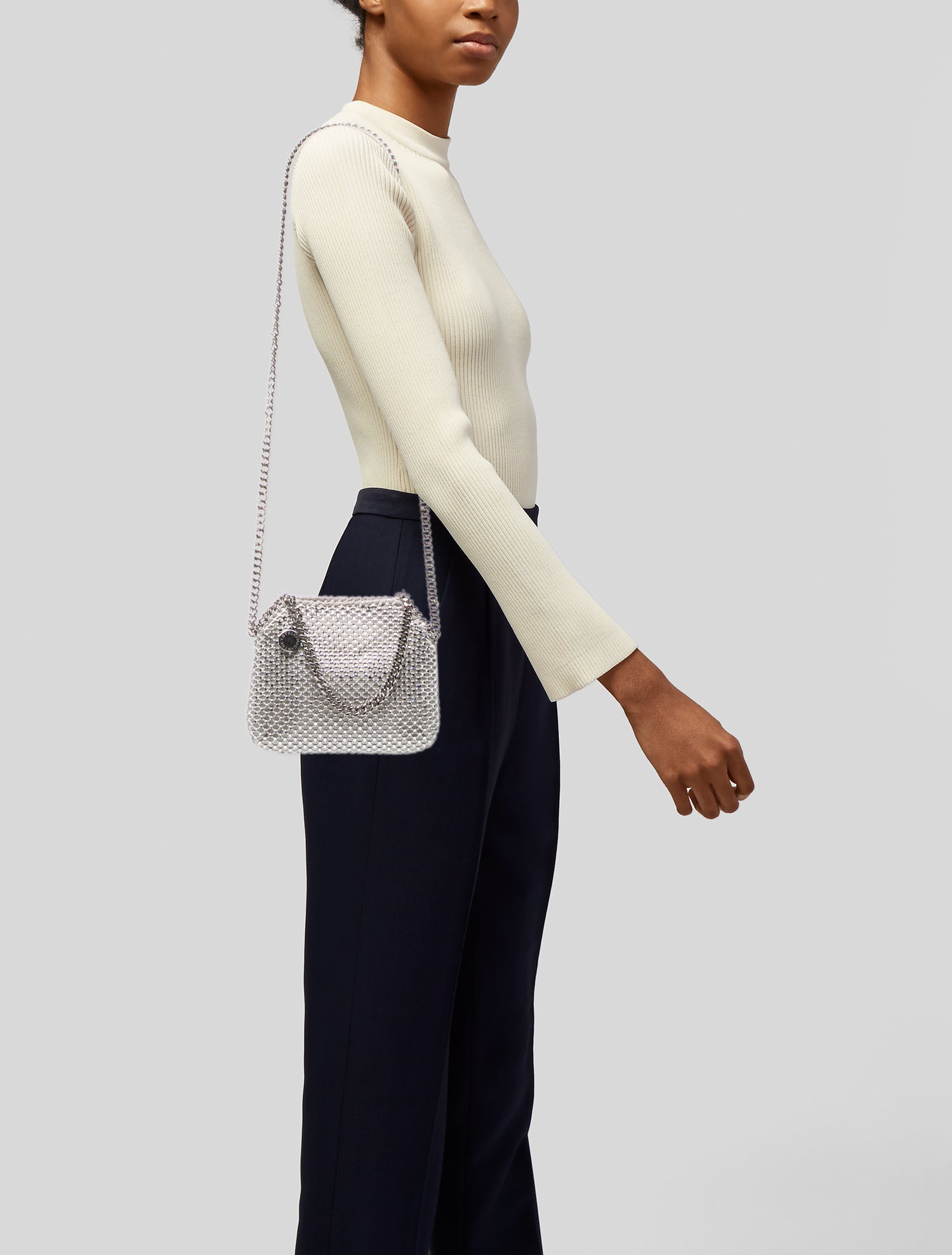 Stella McCartney Crystal Top Handle Bag