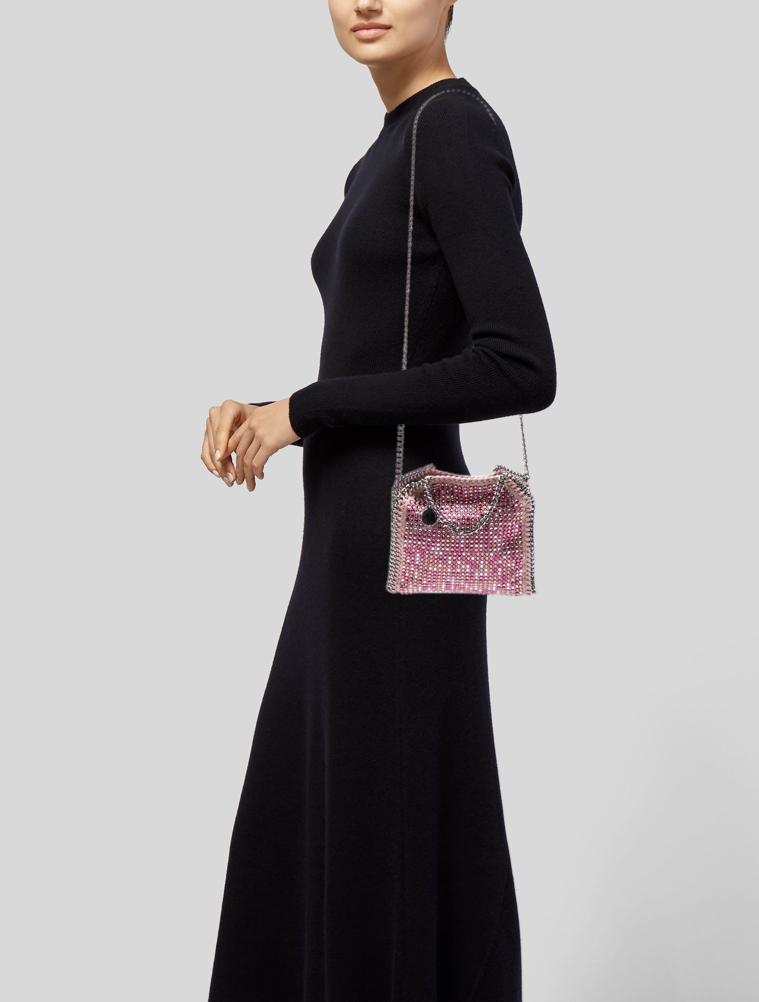 Stella McCartney Satin Top Handle Bag