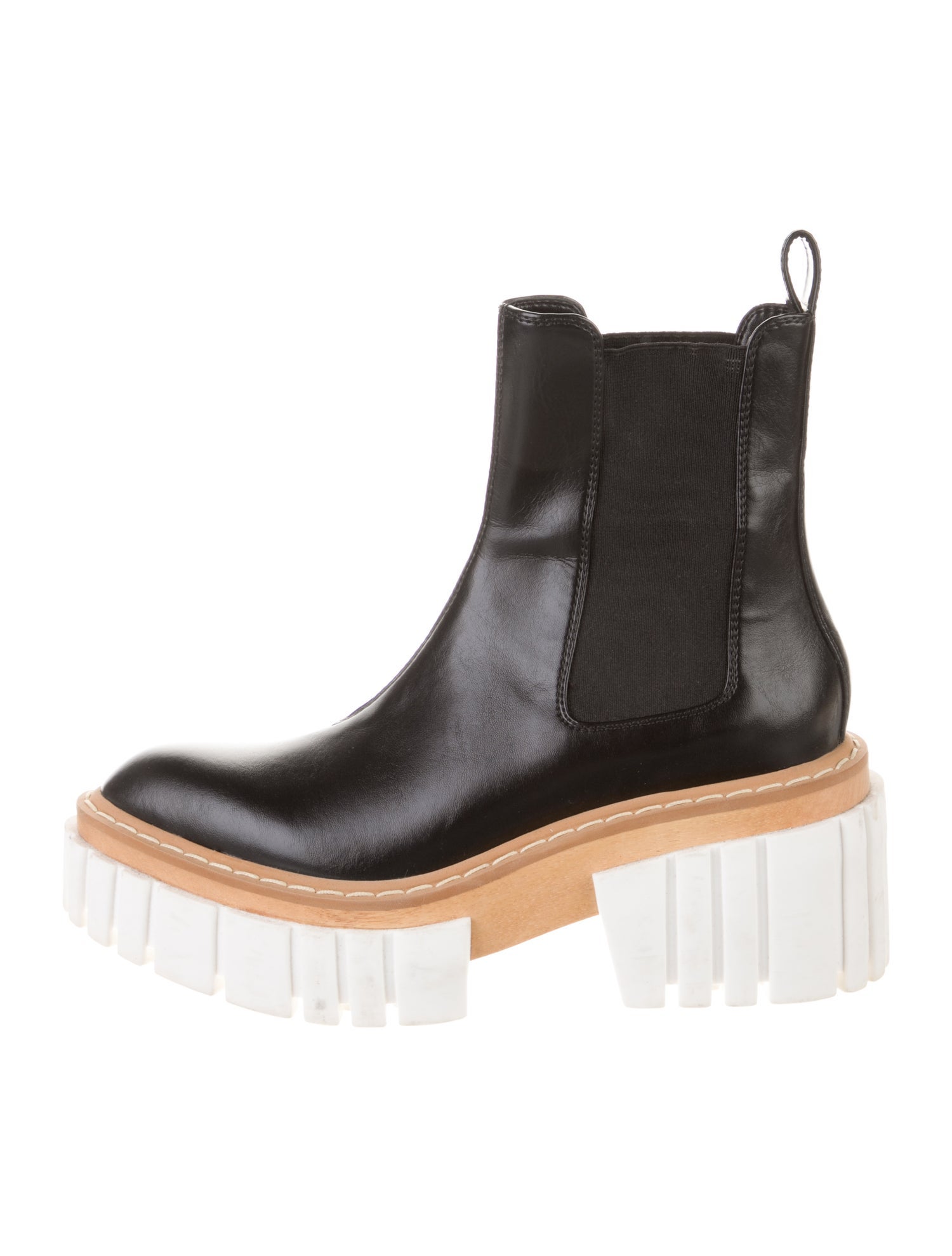 Stella McCartney Leather Chelsea Boots