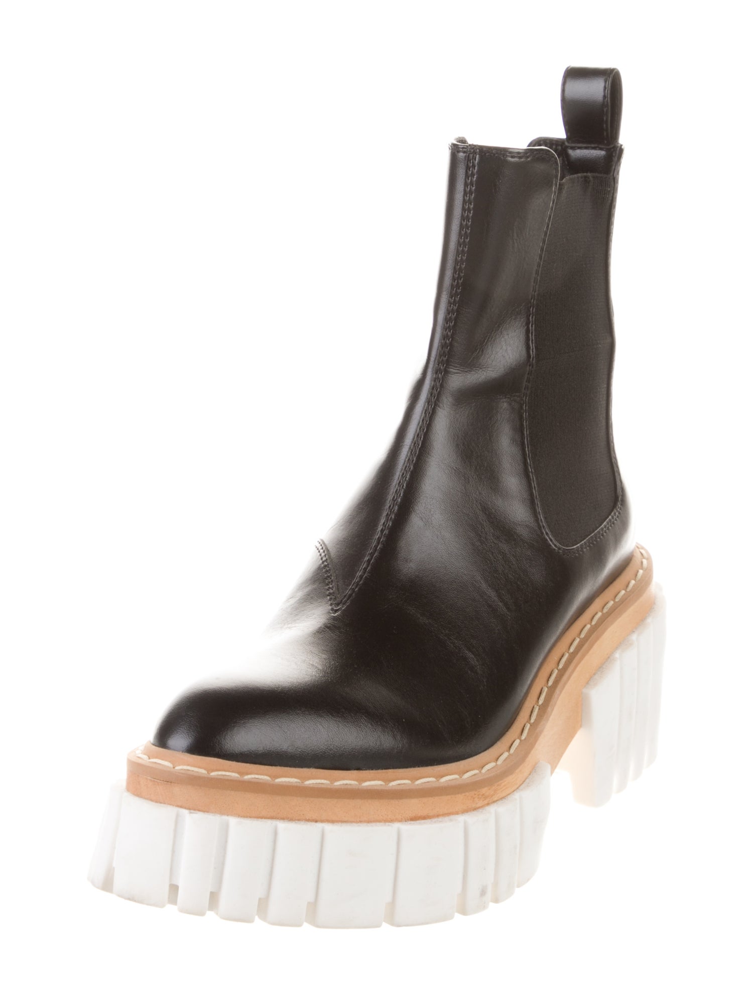 Stella McCartney Leather Chelsea Boots