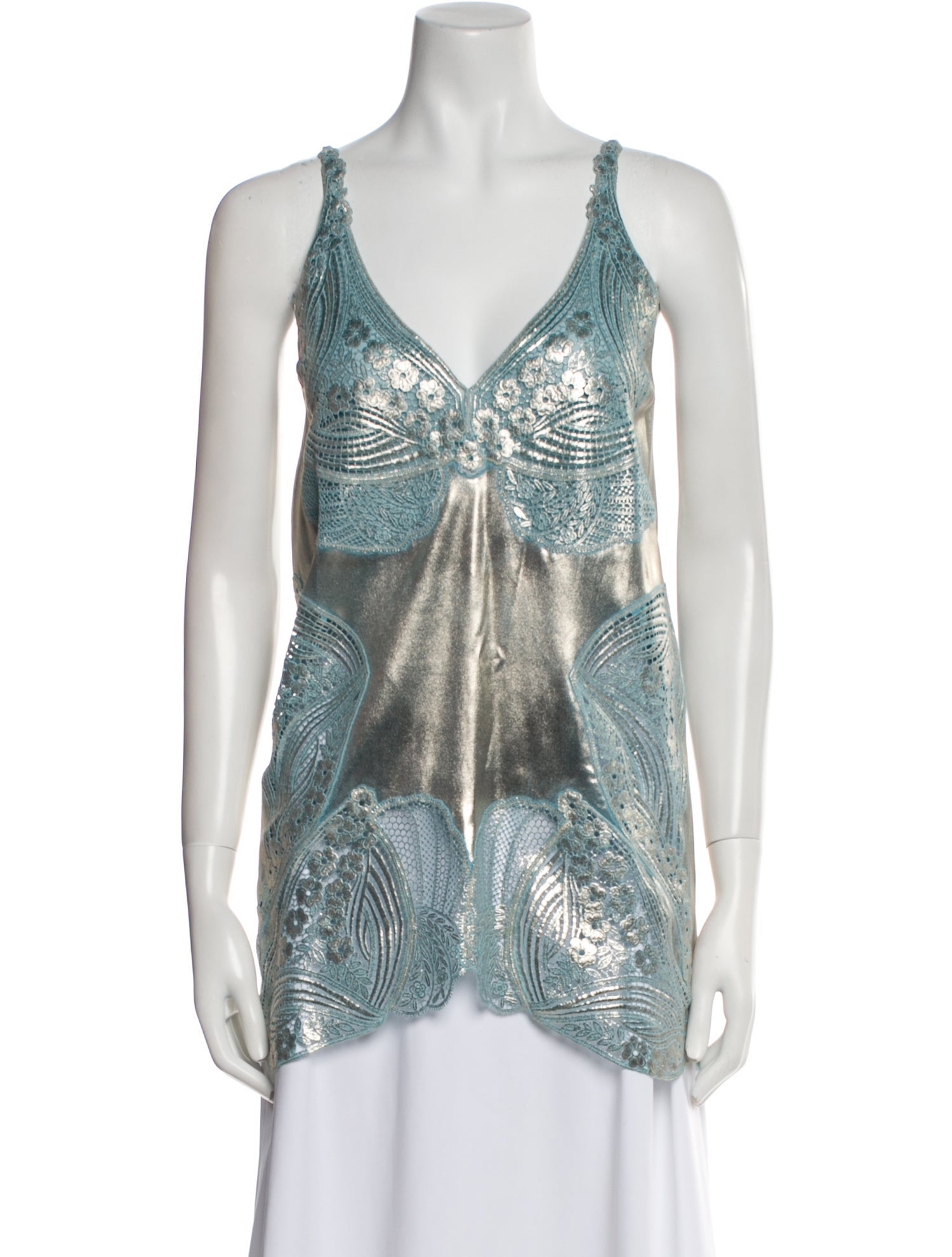 Stella McCartney Printed V-Neck Tunic w/ Tags