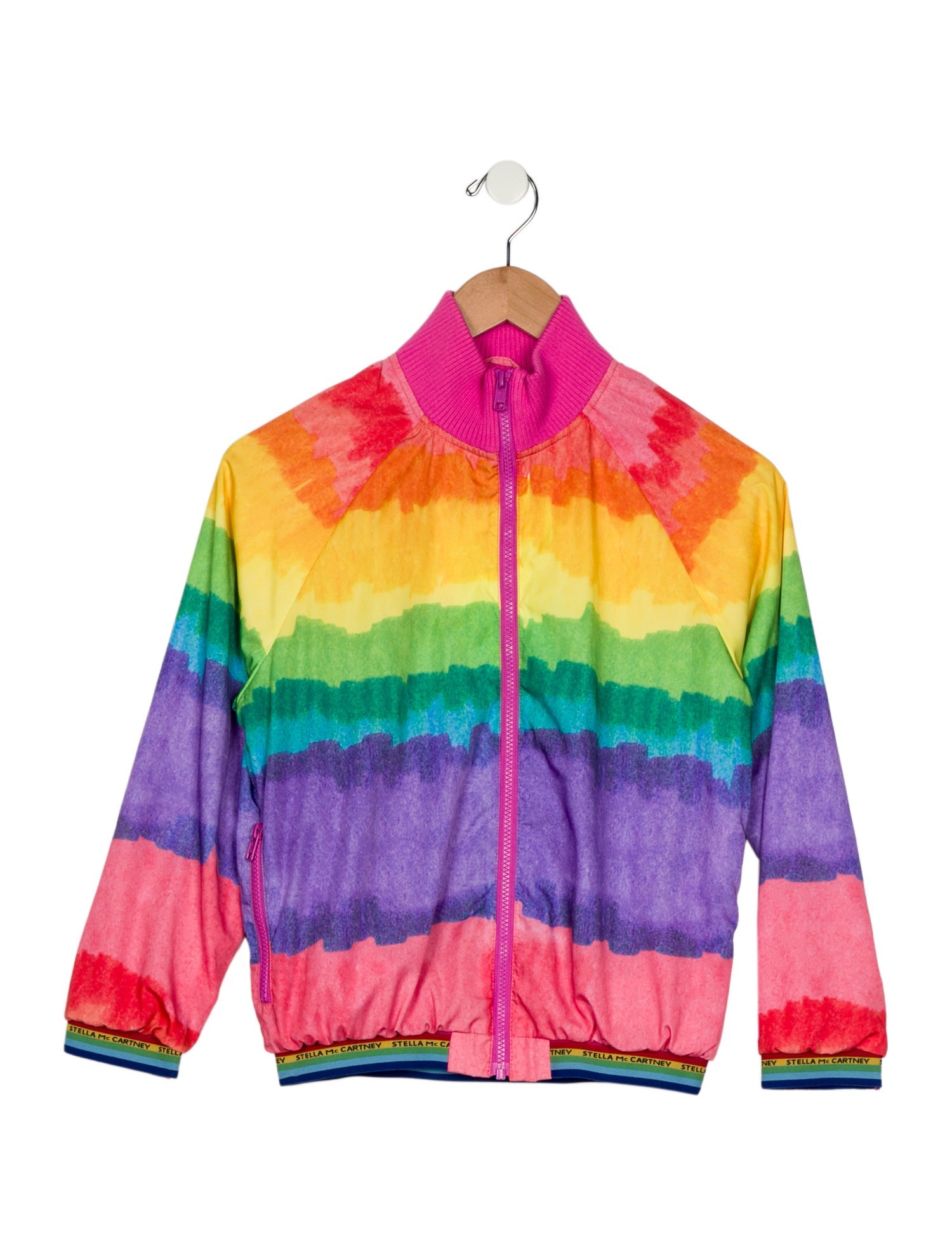 Stella McCartney Girls' Patterned Windbreaker Jacket