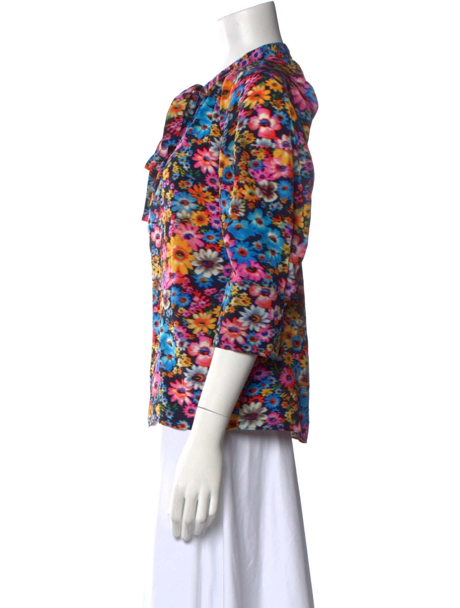 Stella McCartney Silk Floral Print Blouse