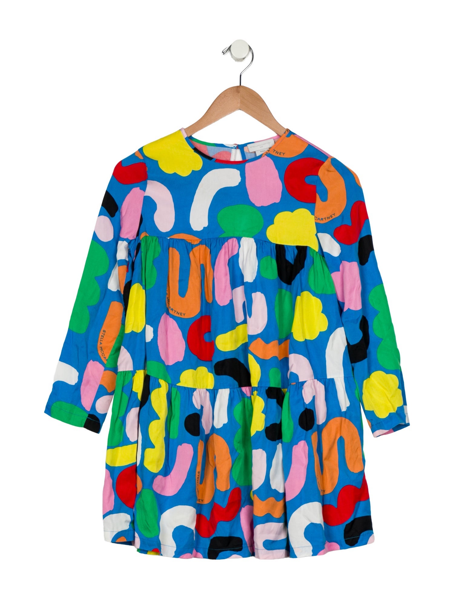 Stella McCartney Girls' Patterned Long Sleeve Dress