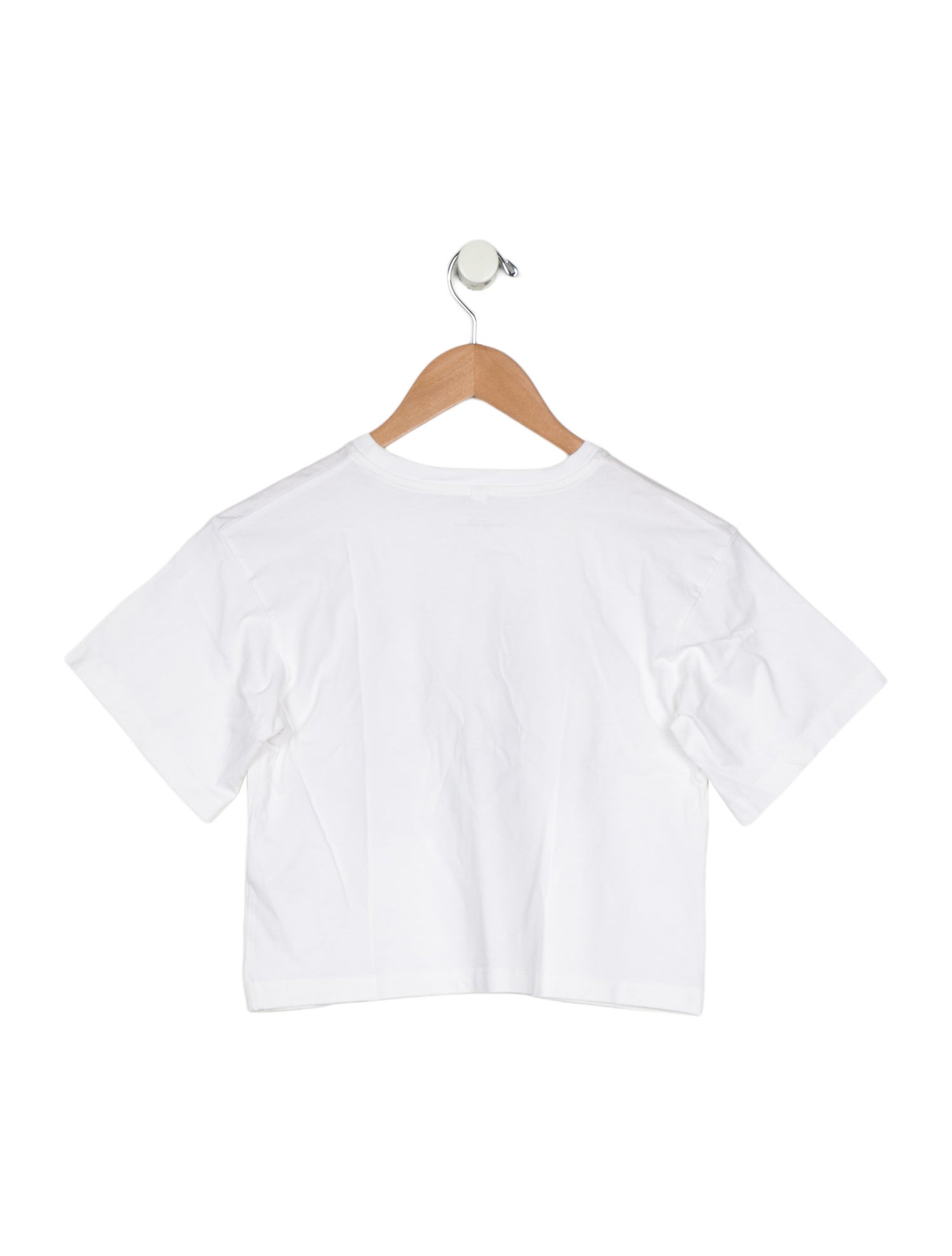 Stella McCartney Girls' Graphic Short Sleeve Cropped T-Shirt