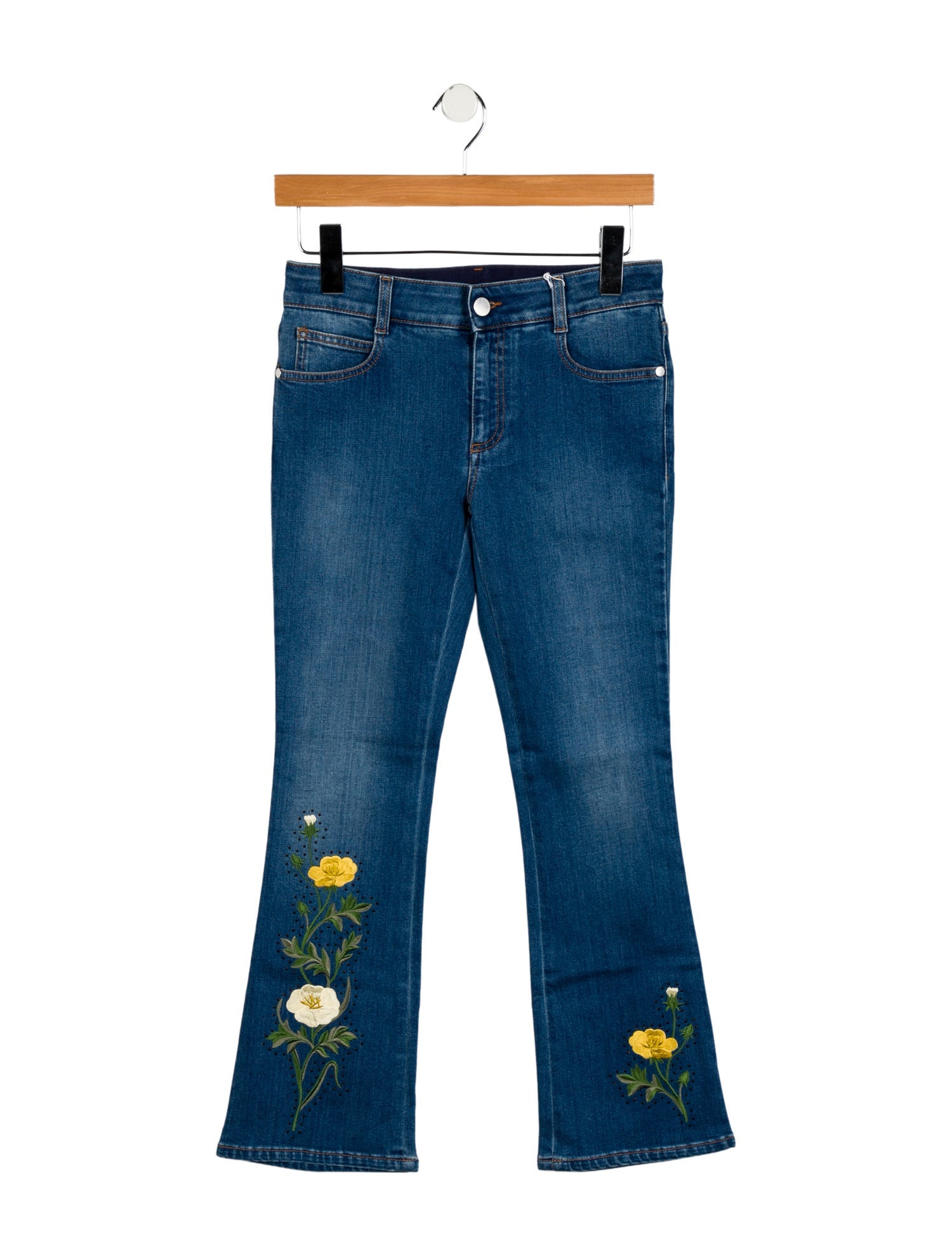 Stella McCartney Low-Rise Straight Leg Jeans