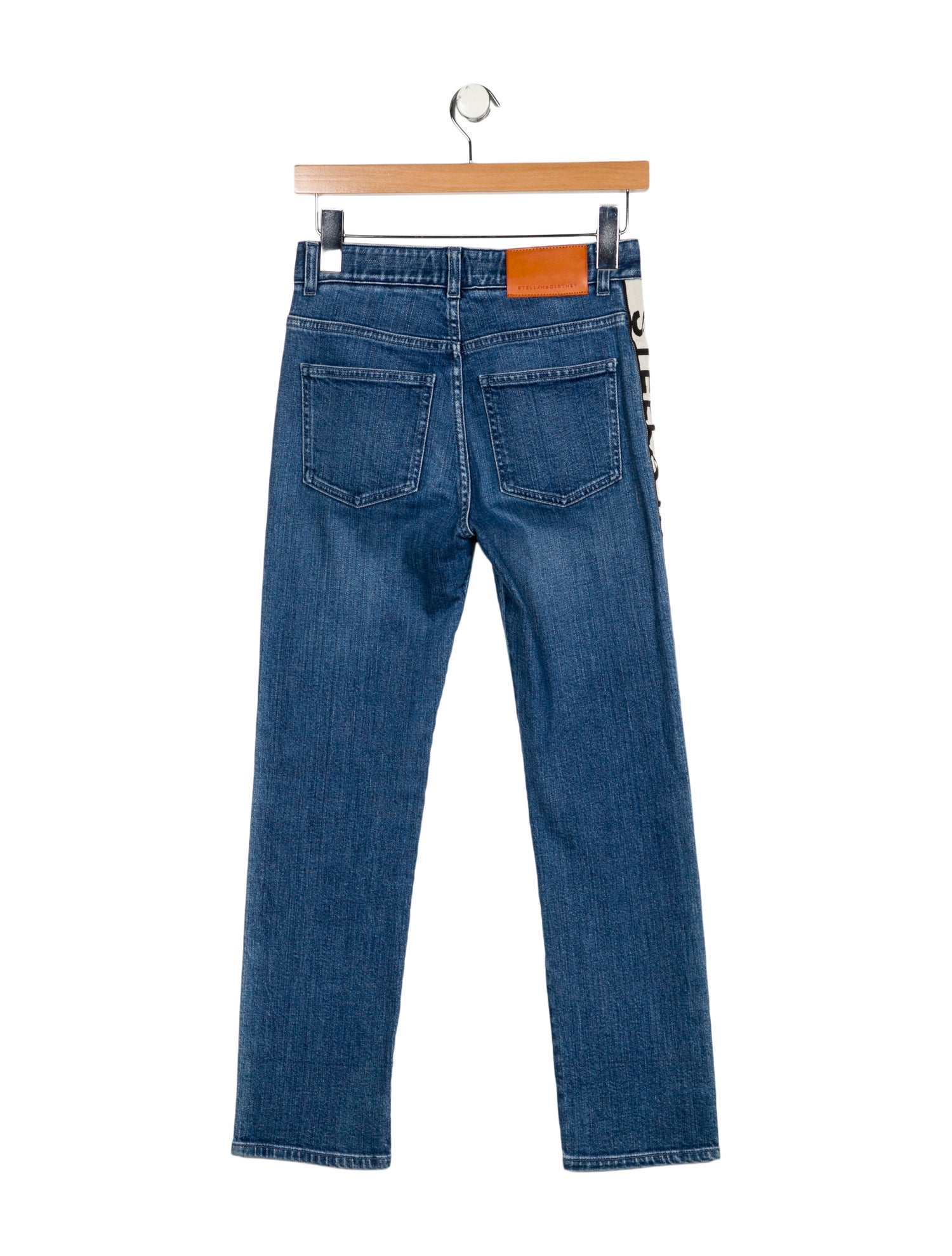 Stella McCartney Mid-Rise Straight Leg Jeans
