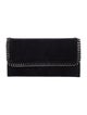 Stella McCartney Suede Continental Wallet