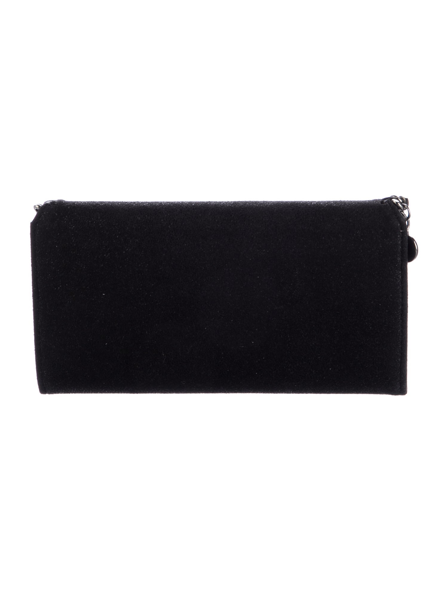 Stella McCartney Suede Continental Wallet