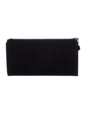 Stella McCartney Suede Continental Wallet