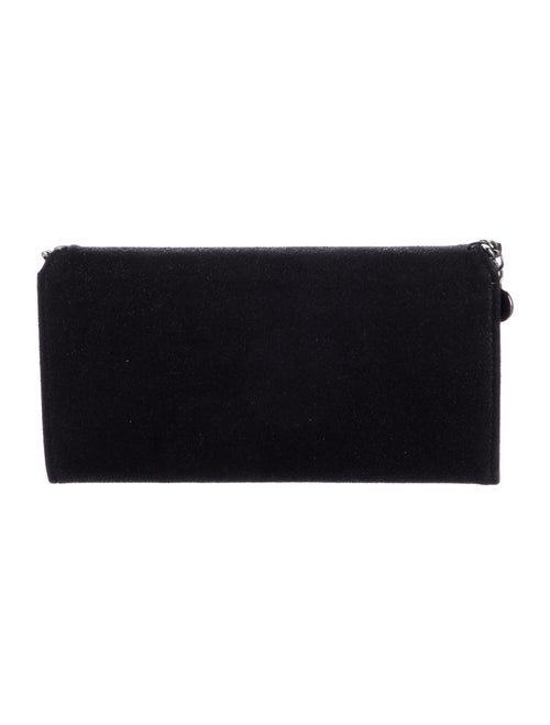 Stella McCartney Suede Continental Wallet