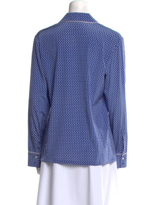 Stella McCartney Silk Printed Button-Up Top