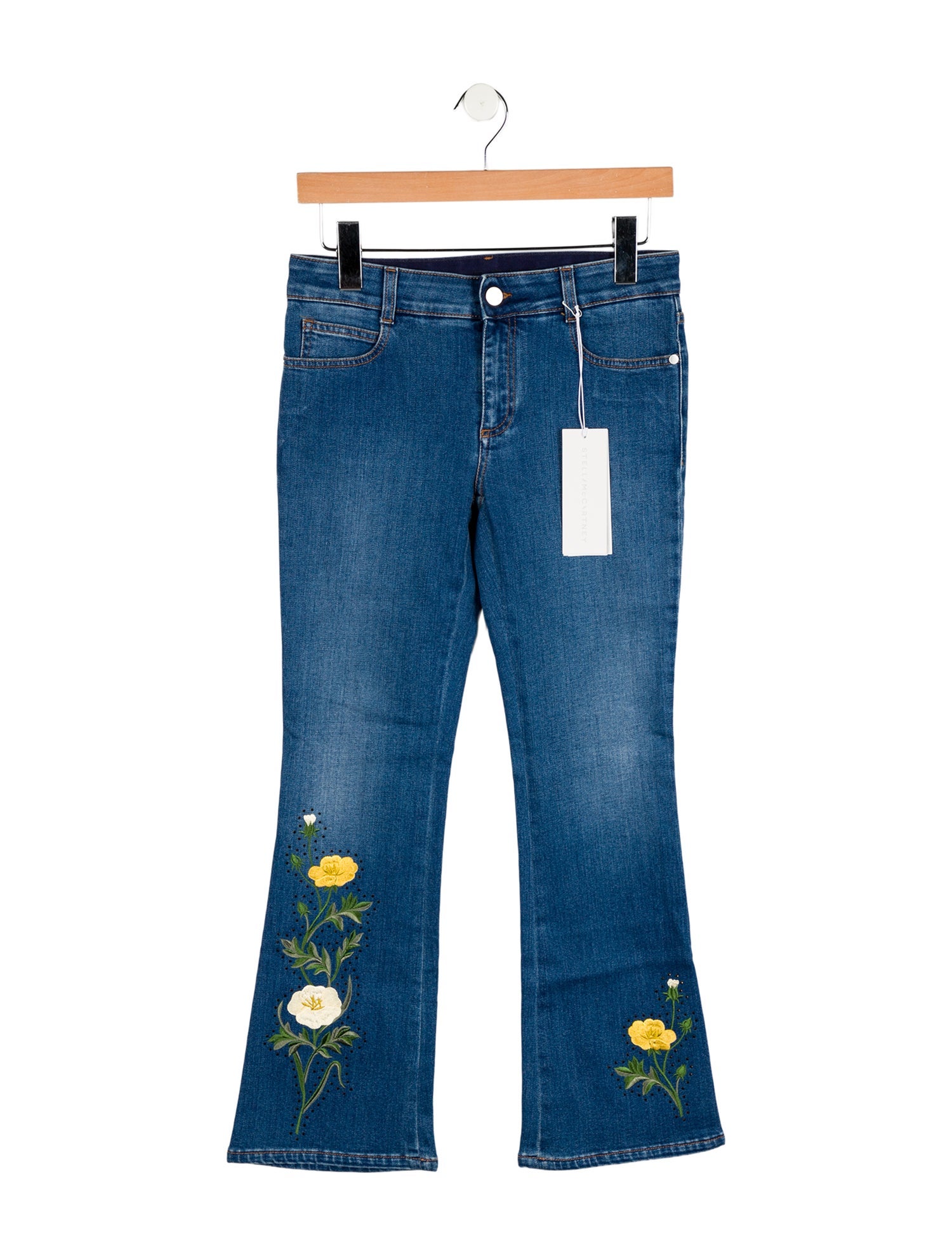 Stella McCartney Mid-Rise Straight Leg Jeans w/ Tags