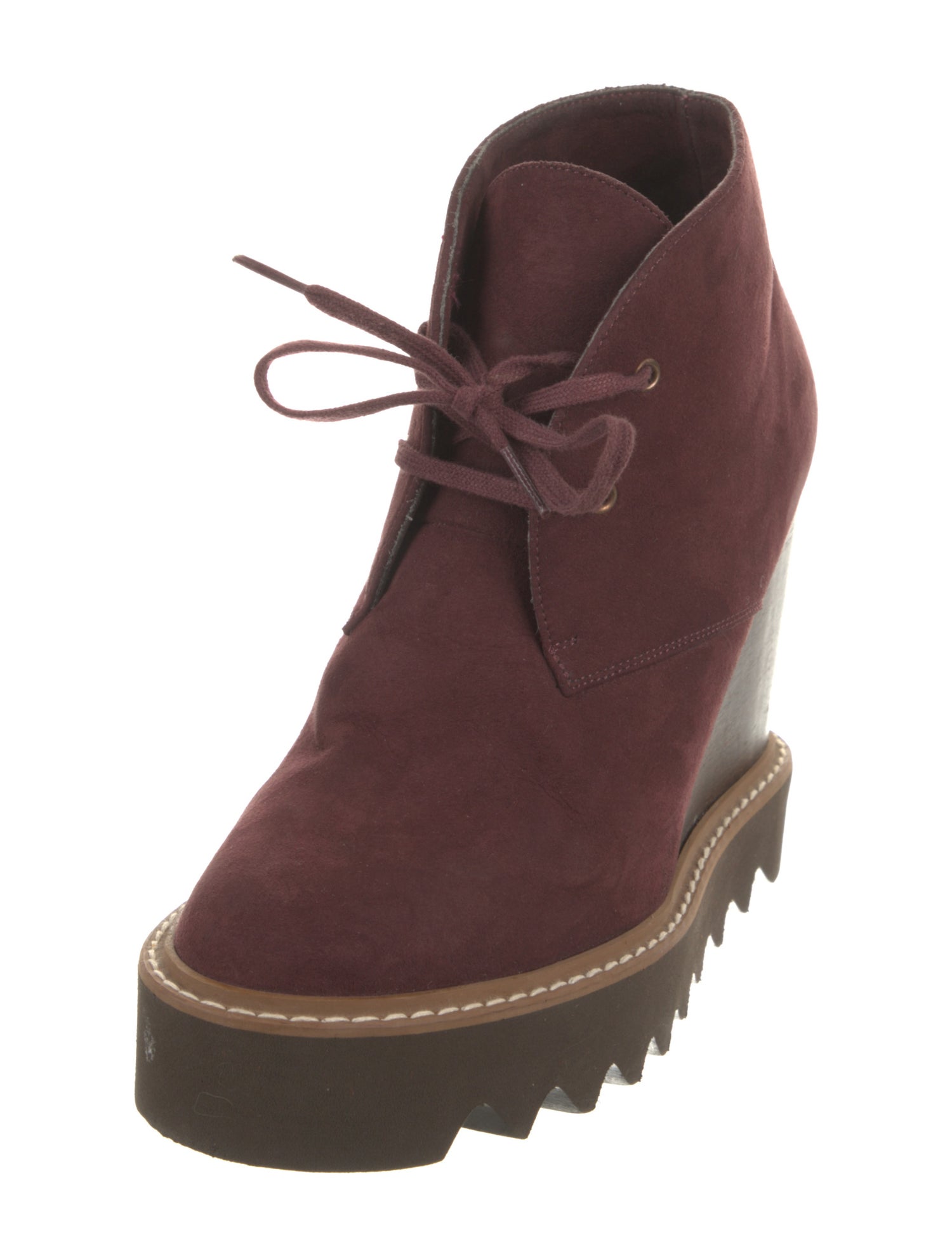 Stella McCartney Suede Lace-Up Boots