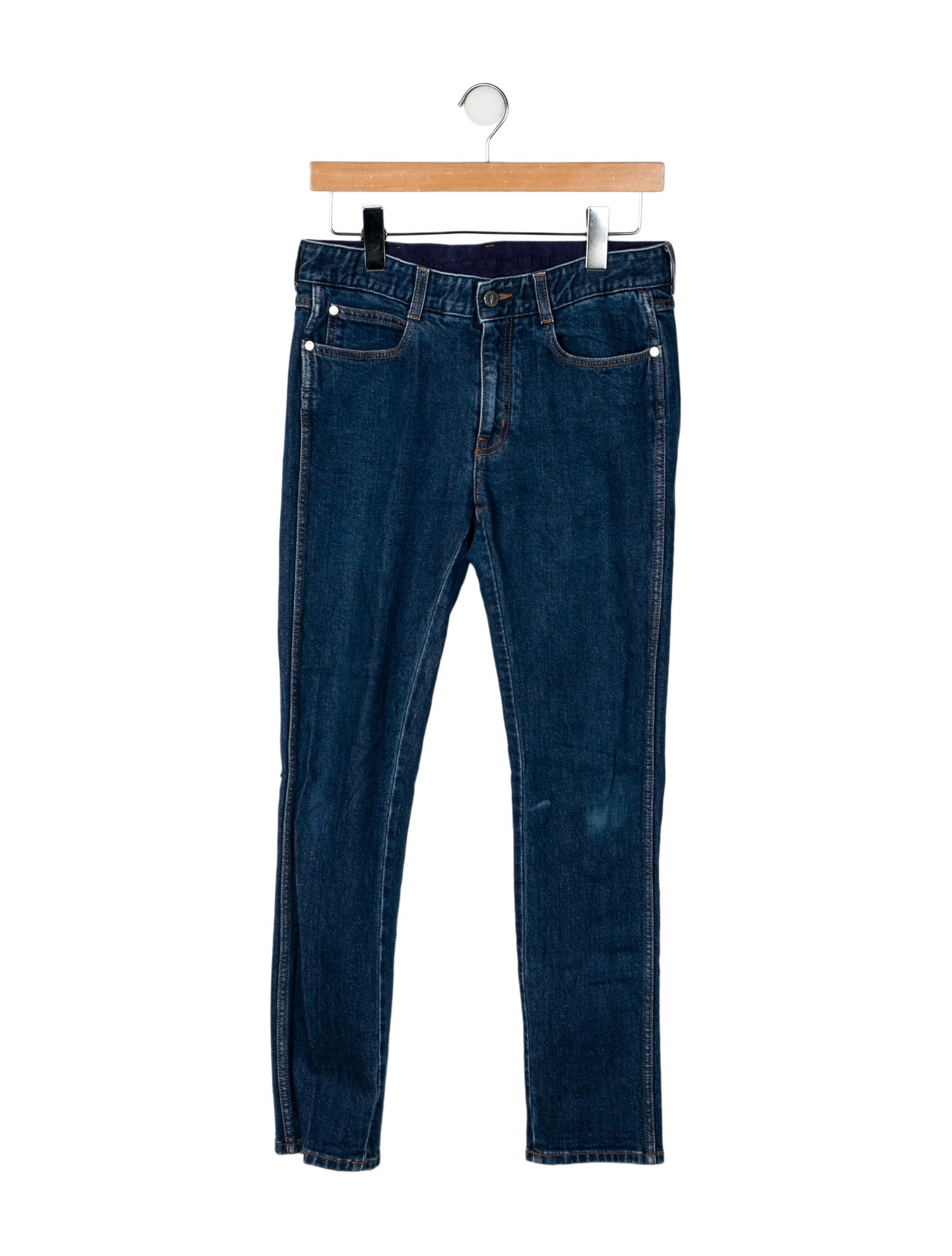 Stella McCartney Mid-Rise Straight Leg Jeans