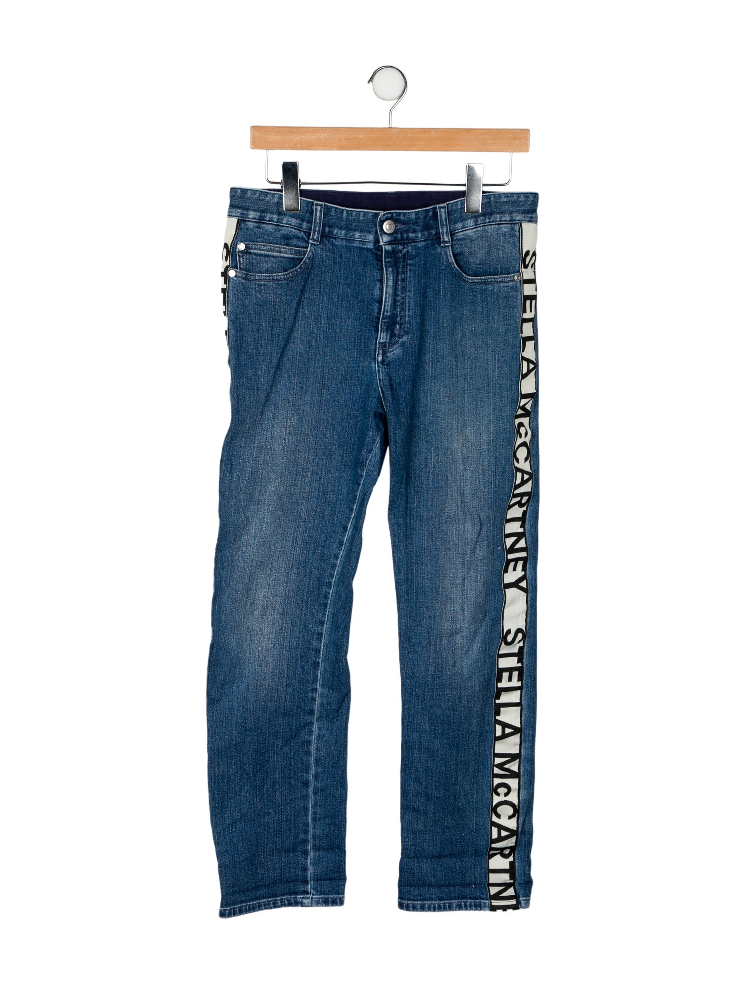 Stella McCartney Mid-Rise Straight Leg Jeans