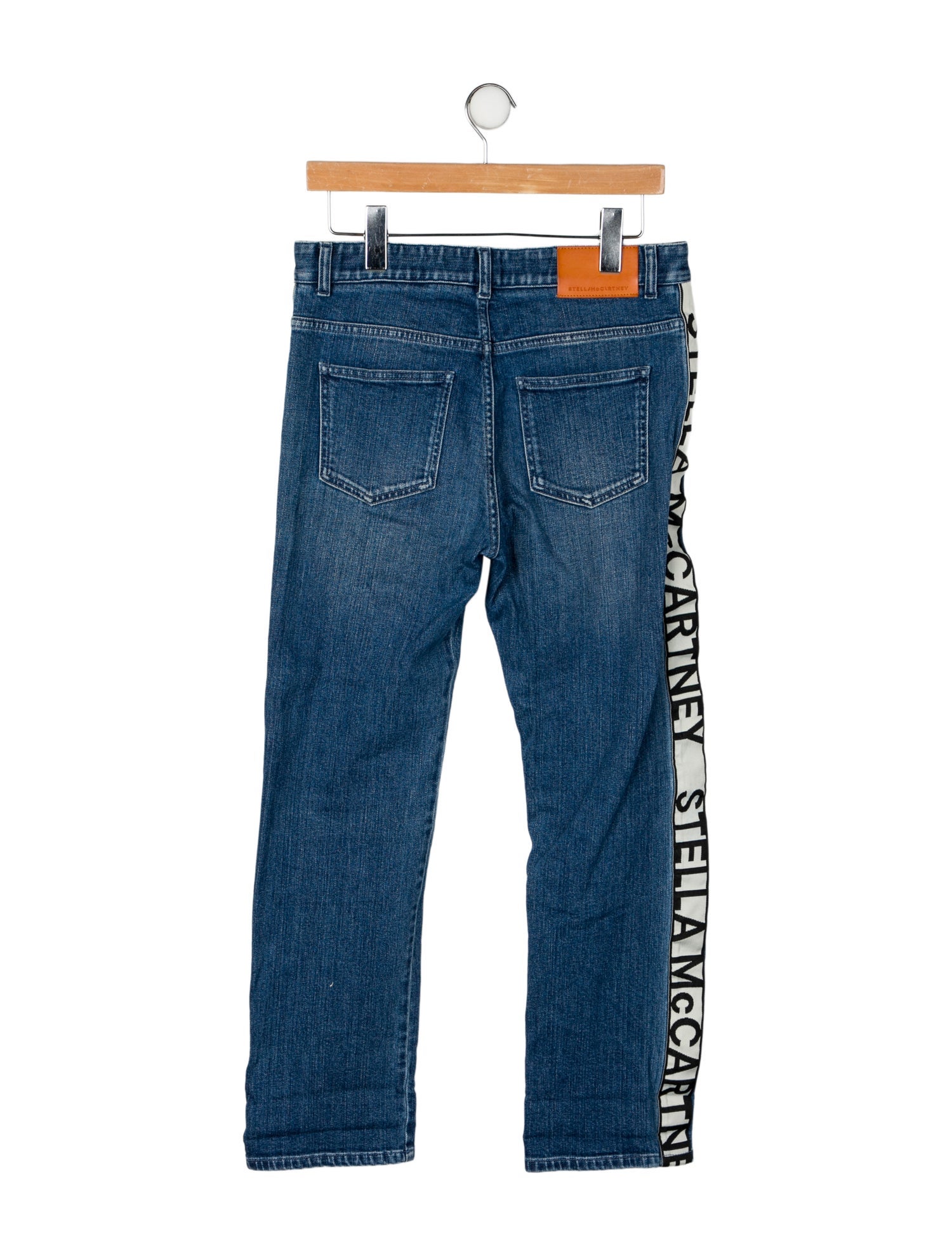 Stella McCartney Mid-Rise Straight Leg Jeans