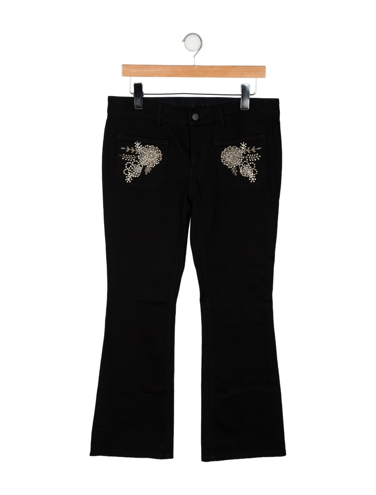 Stella McCartney Mid-Rise Wide Leg Jeans