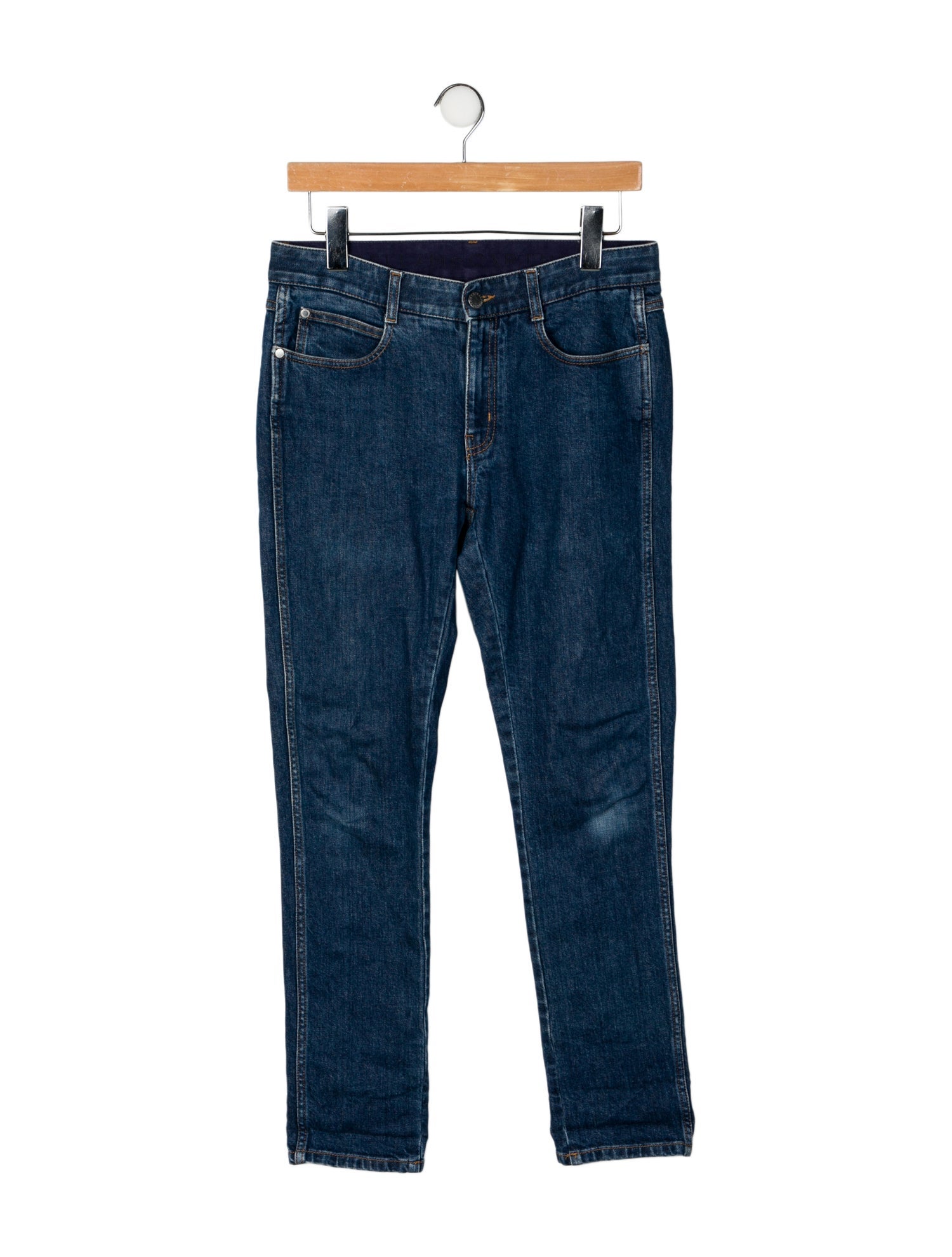 Stella McCartney Mid-Rise Straight Leg Jeans