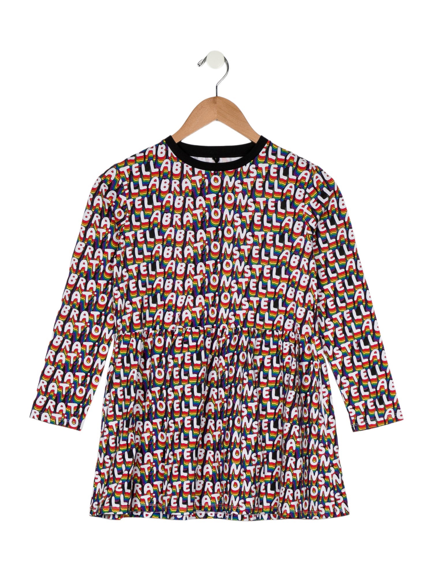 Stella McCartney Girls' Patterned Long Sleeve Dress