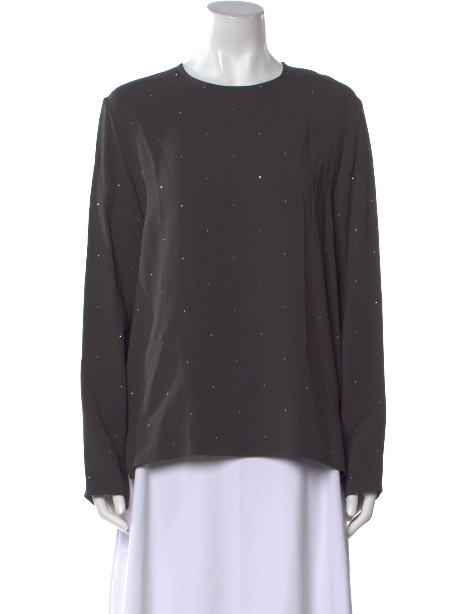 Stella McCartney Crew Neck Long Sleeve Button-Up Top w/ Tags