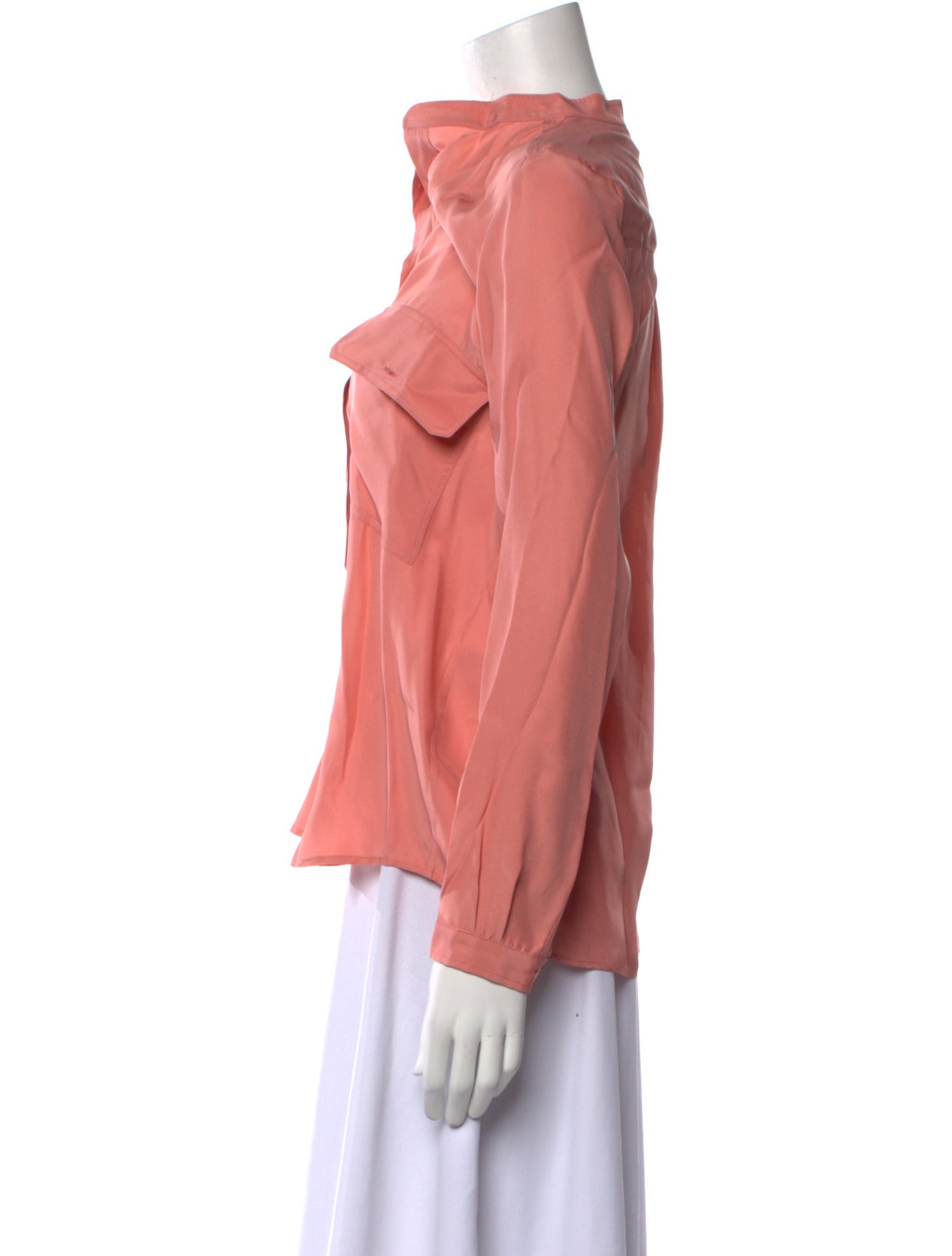 Stella McCartney Silk V-Neck Polo w/ Tags